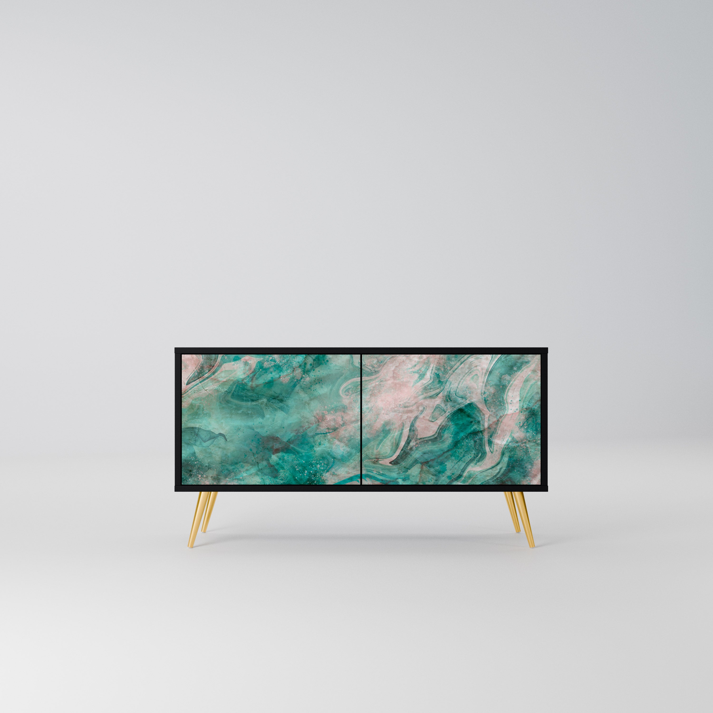 ABSTRACT ALCHEMY Kompaktowa szafka RTV 2-drzwiowa