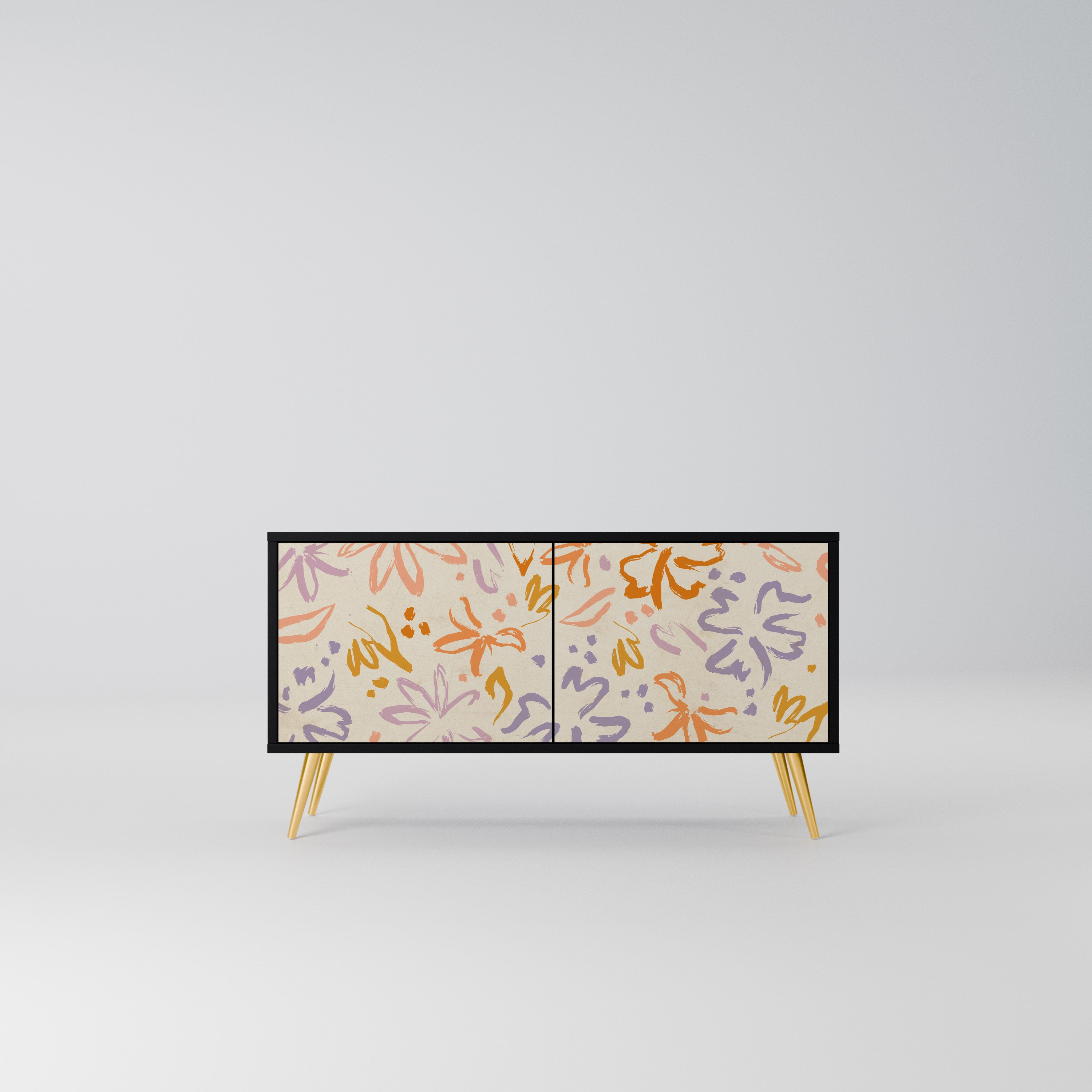 SPRING WHIMSY Kompaktowa szafka RTV 2-drzwiowa