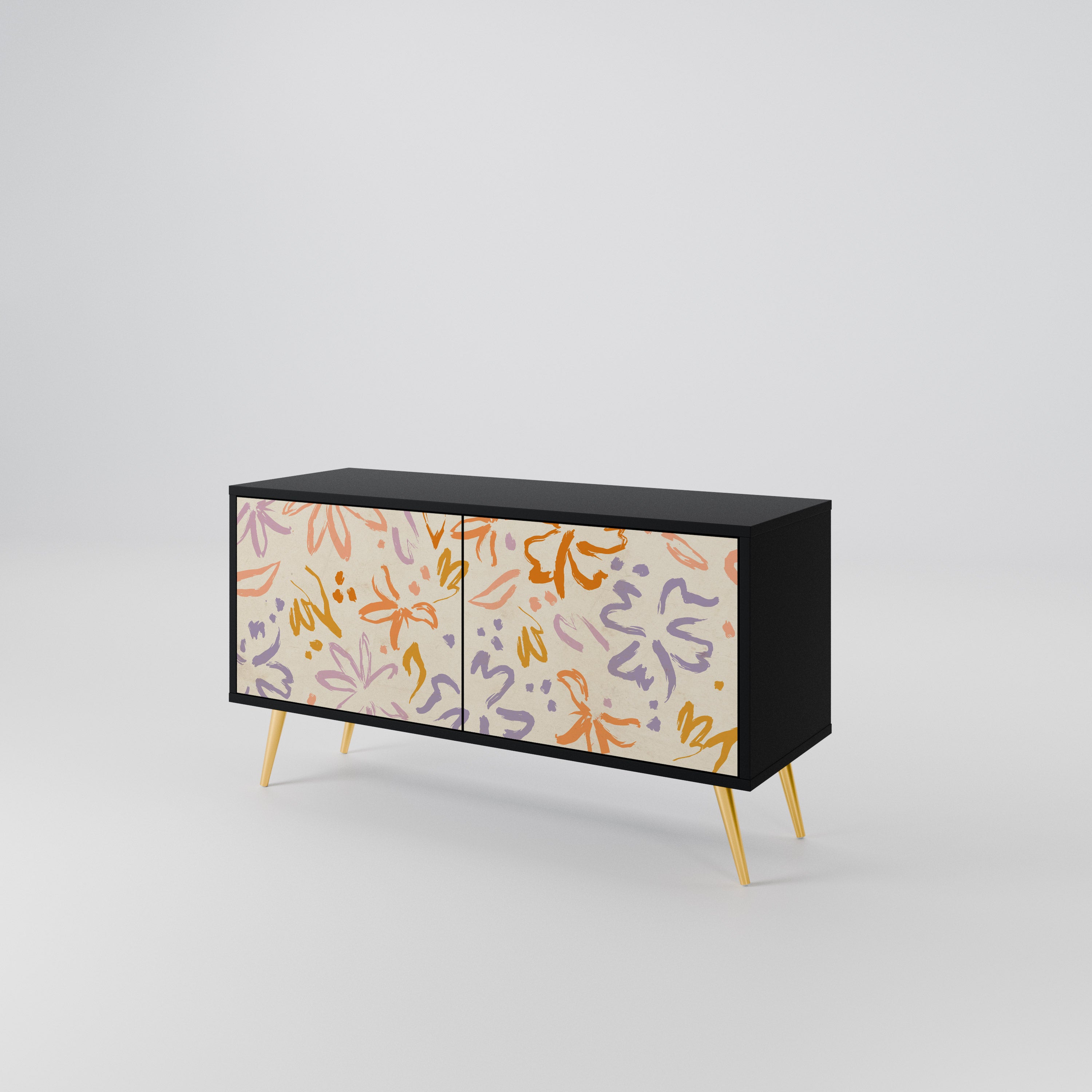 SPRING WHIMSY Kompaktowa szafka RTV 2-drzwiowa