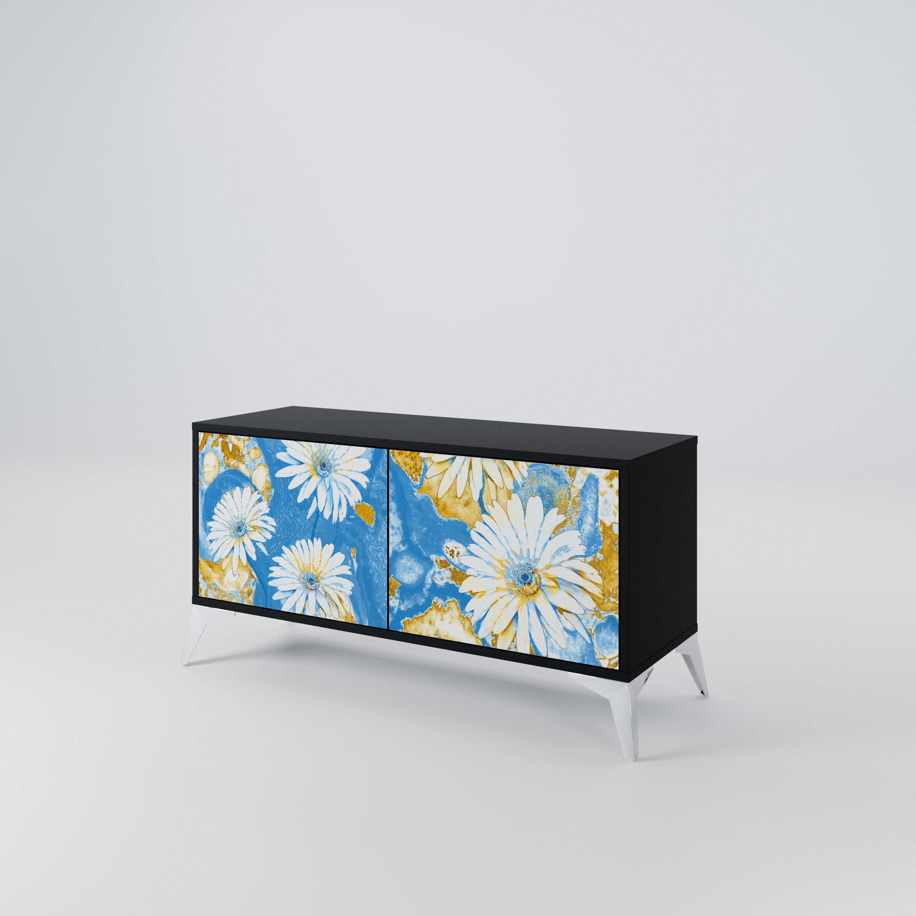DAISY LUXE Kompaktowa szafka RTV 2-drzwiowa