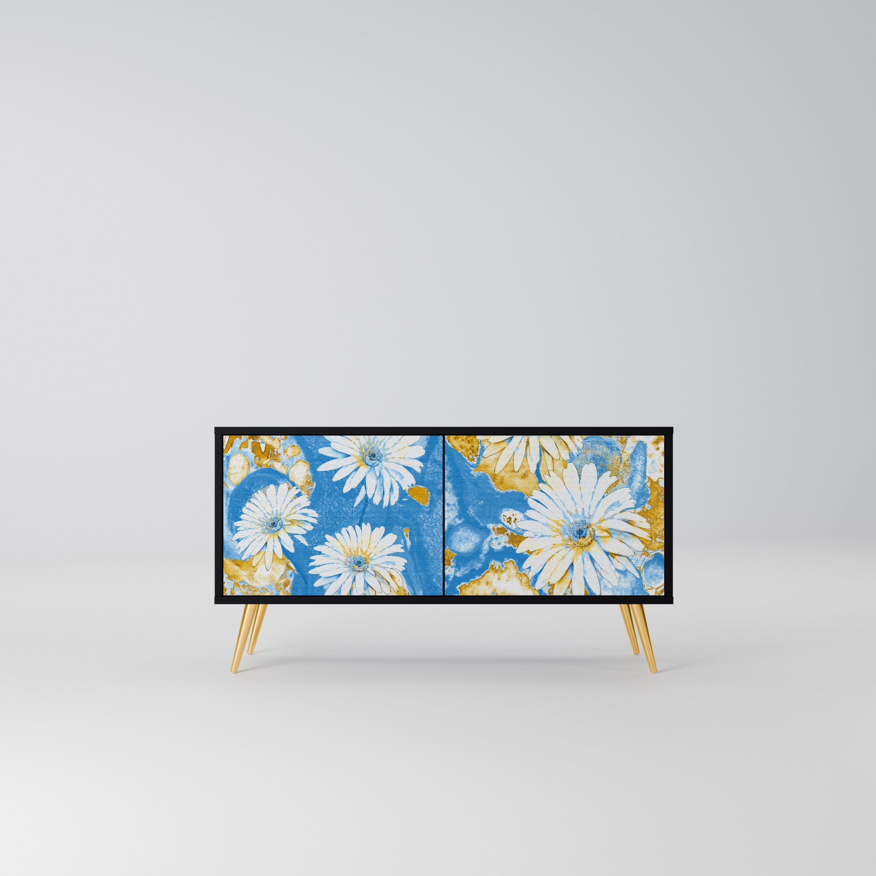 DAISY LUXE Kompaktowa szafka RTV 2-drzwiowa