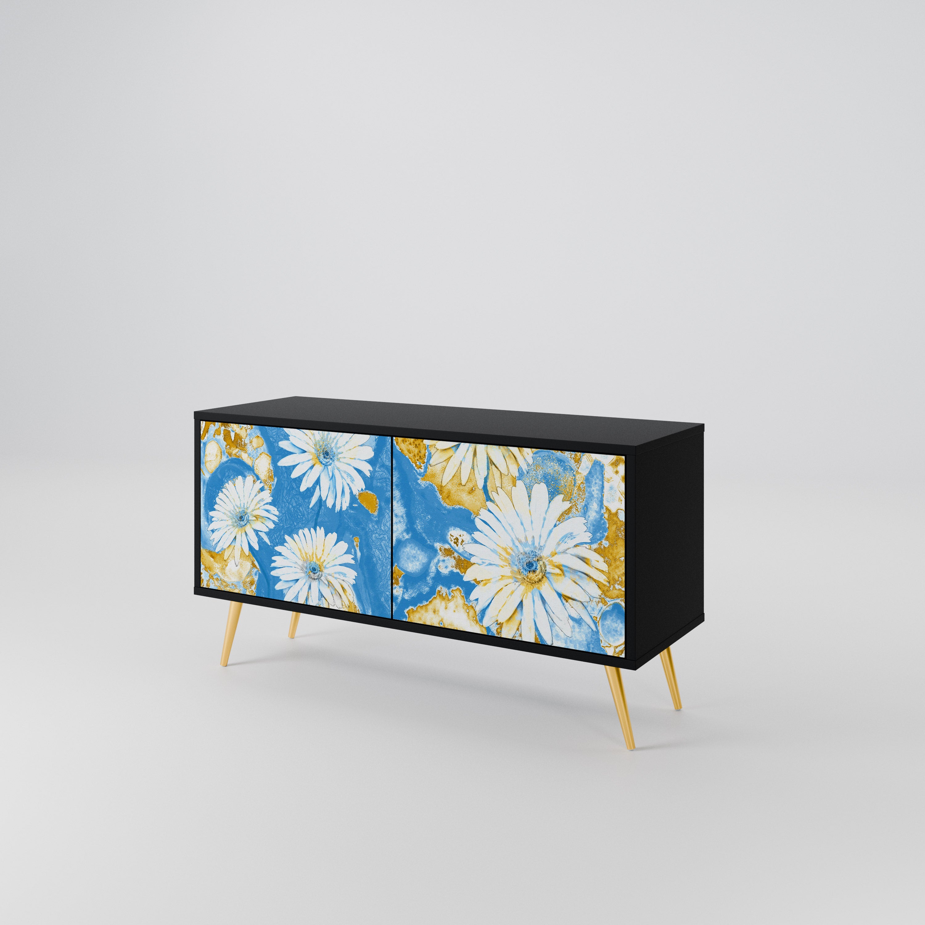DAISY LUXE Kompaktowa szafka RTV 2-drzwiowa