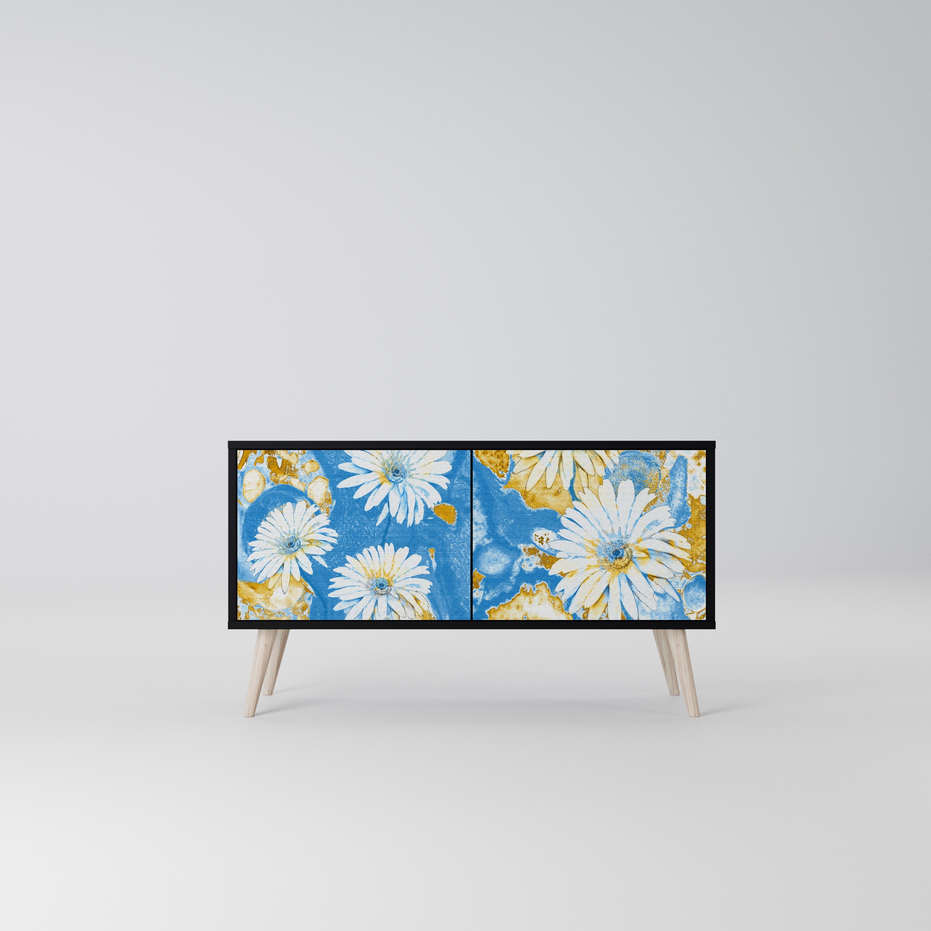 DAISY LUXE Kompaktowa szafka RTV 2-drzwiowa