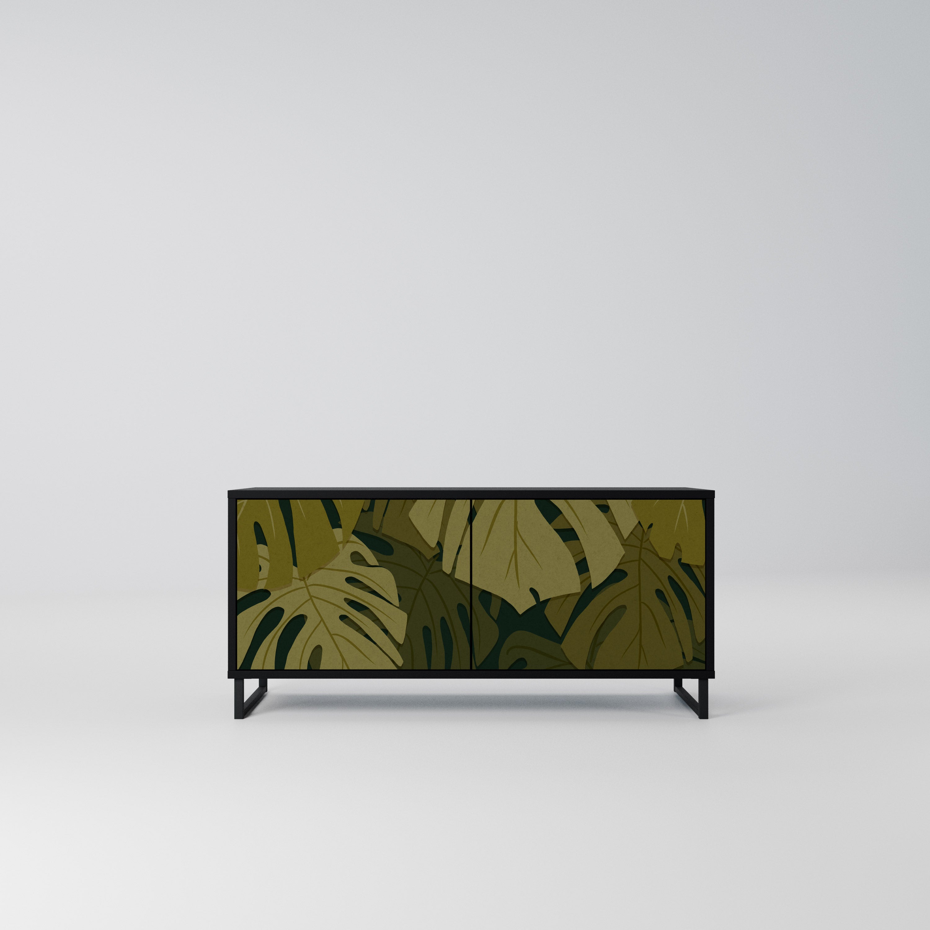 TROPICAL BEAUTY Kompaktowa szafka RTV 2-drzwiowa