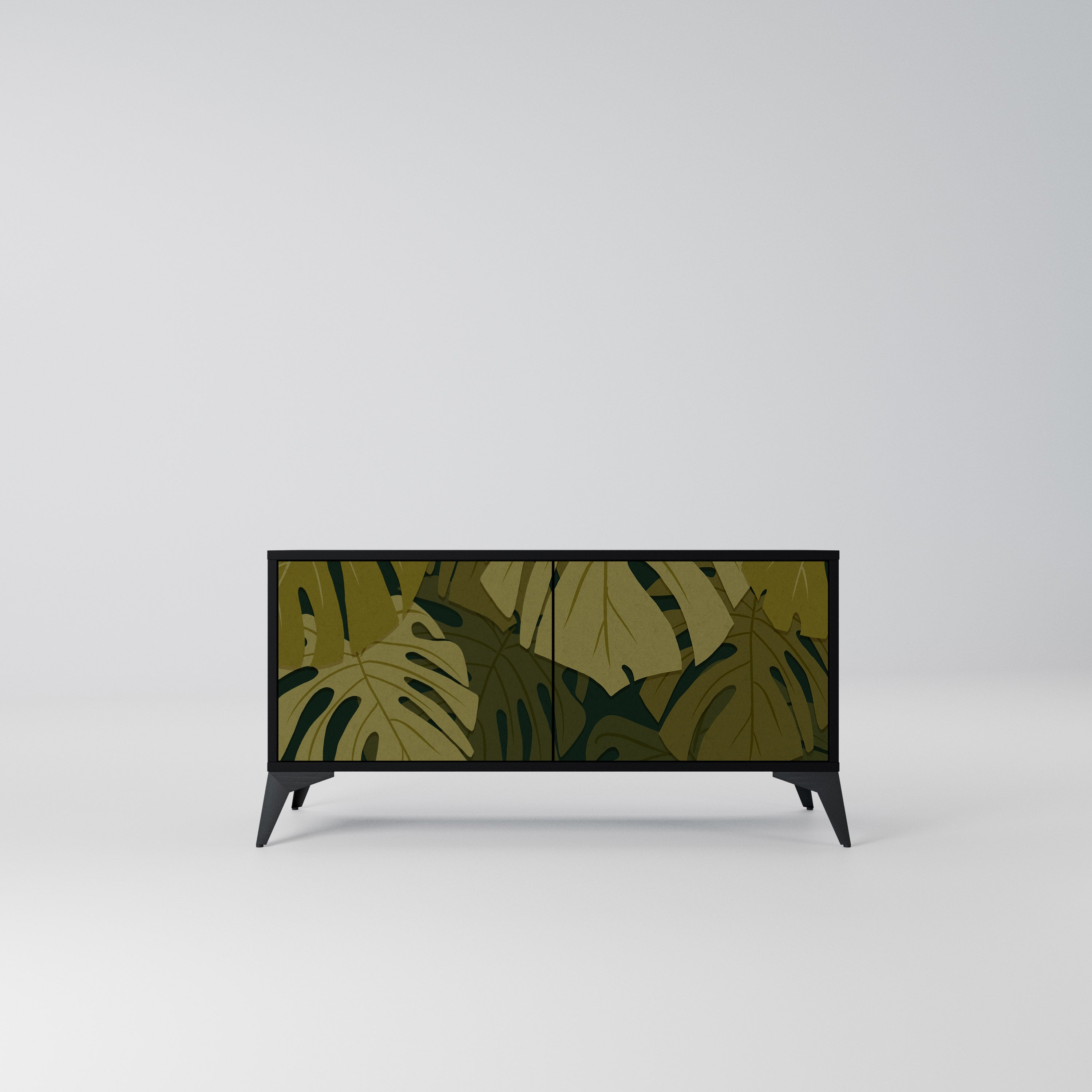 TROPICAL BEAUTY Kompaktowa szafka RTV 2-drzwiowa