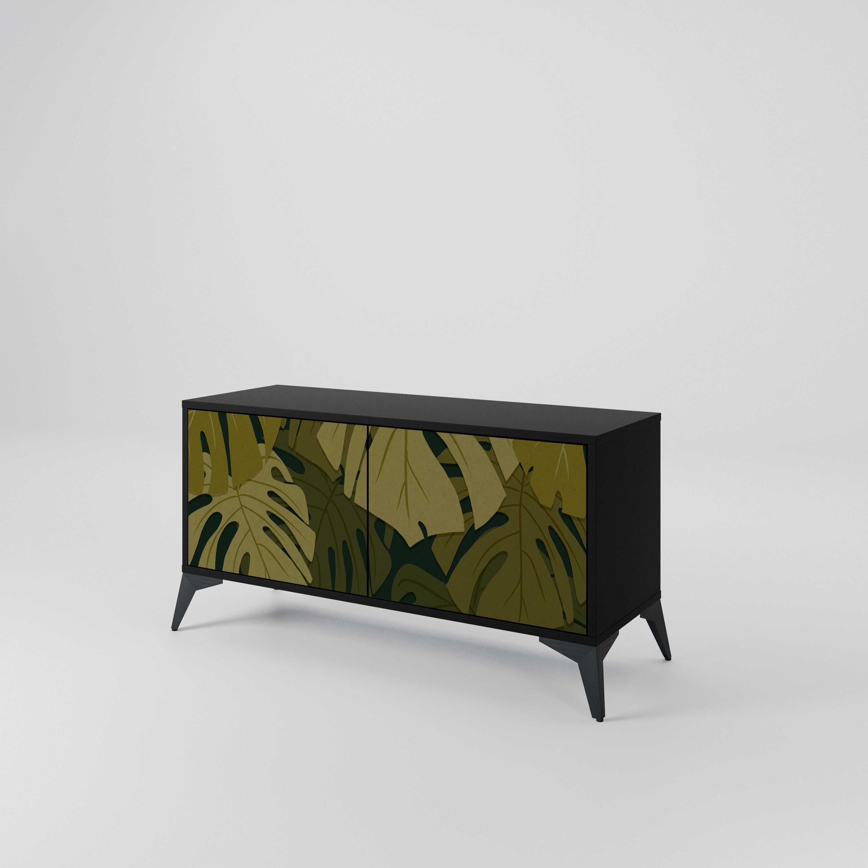 TROPICAL BEAUTY Kompaktowa szafka RTV 2-drzwiowa