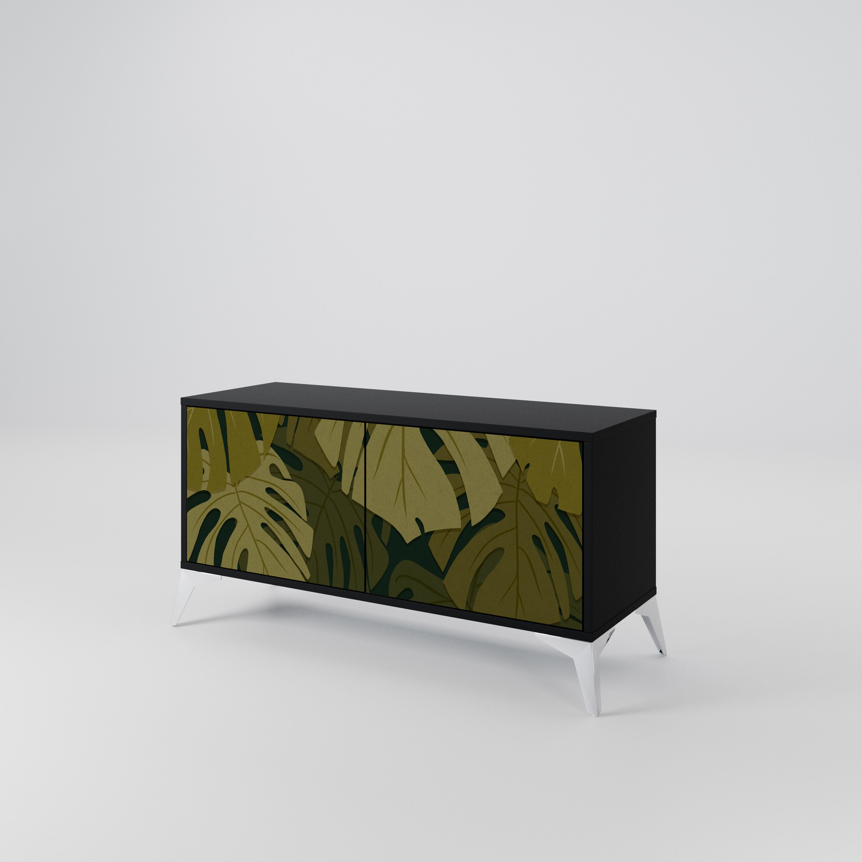 TROPICAL BEAUTY Kompaktowa szafka RTV 2-drzwiowa
