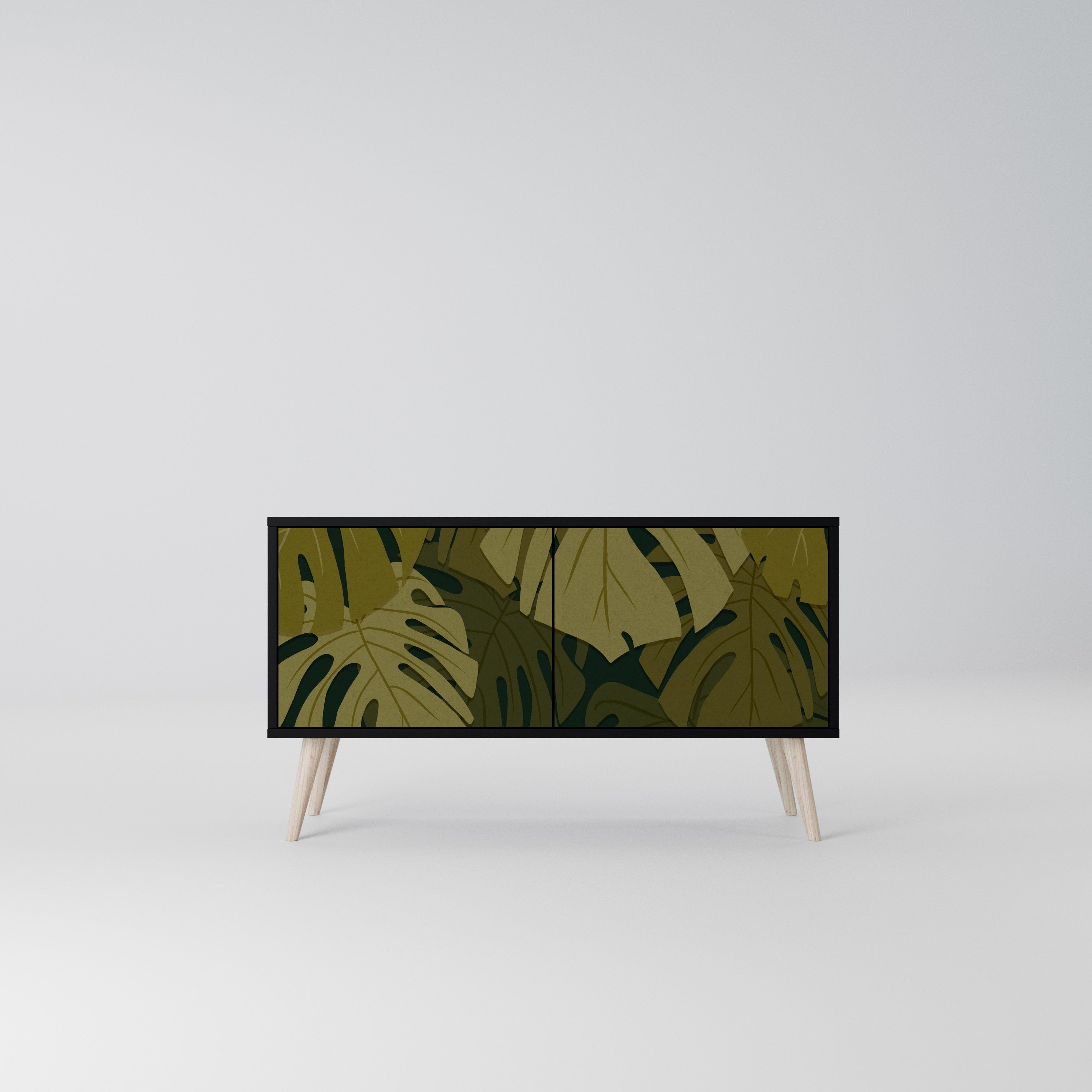 TROPICAL BEAUTY Kompaktowa szafka RTV 2-drzwiowa