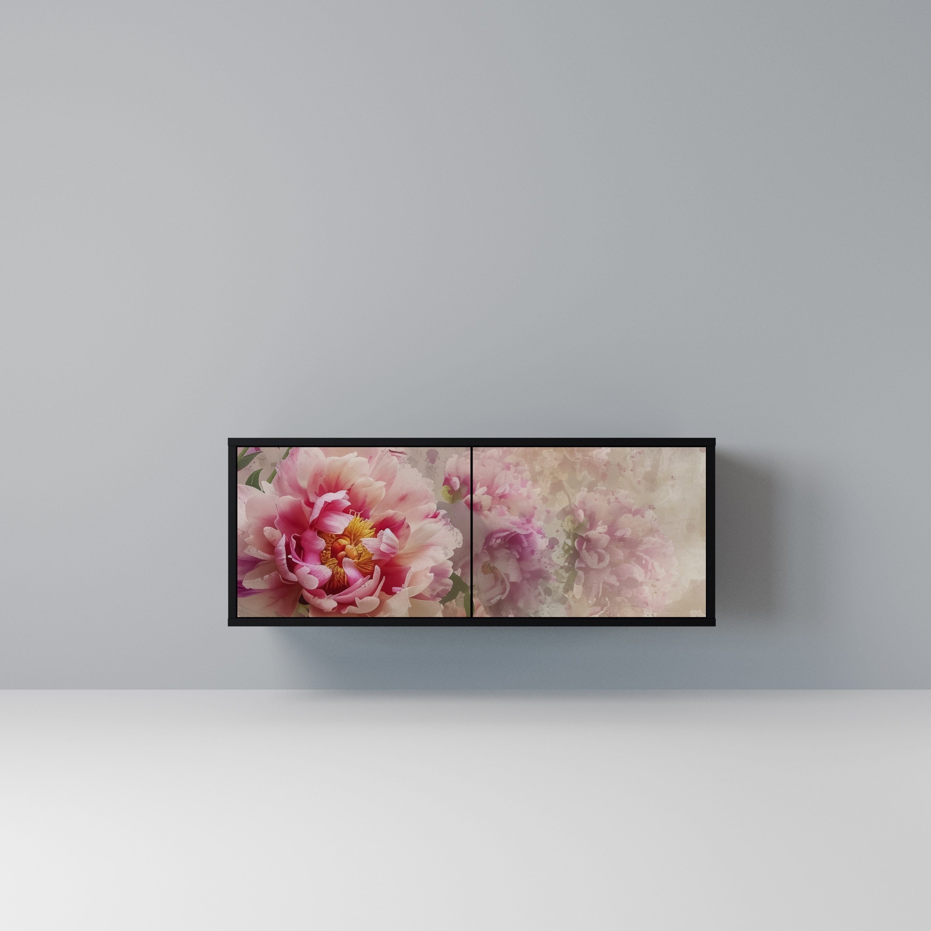 PEONY WHISPER Kompaktowa szafka RTV 2-drzwiowa