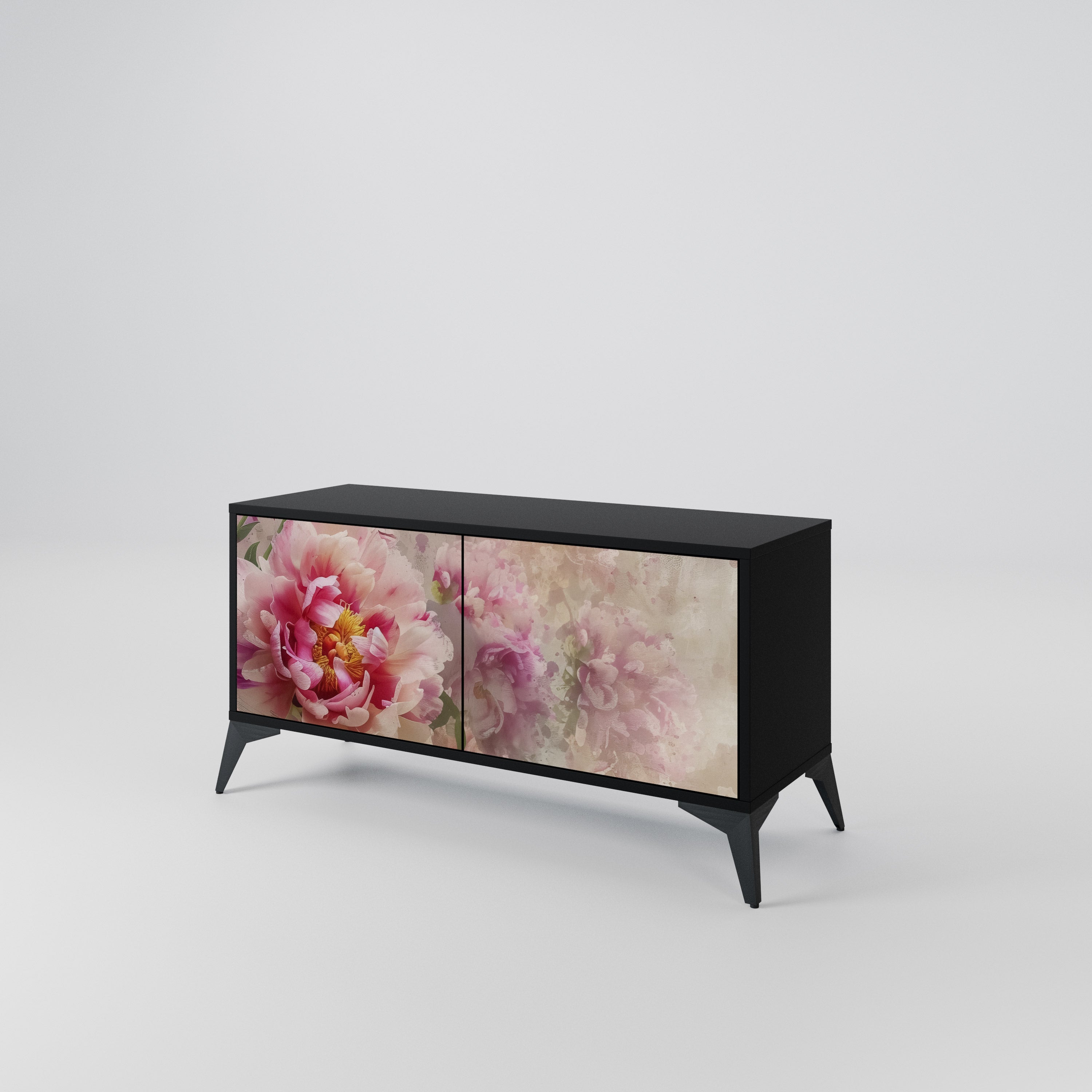 PEONY WHISPER Kompaktowa szafka RTV 2-drzwiowa