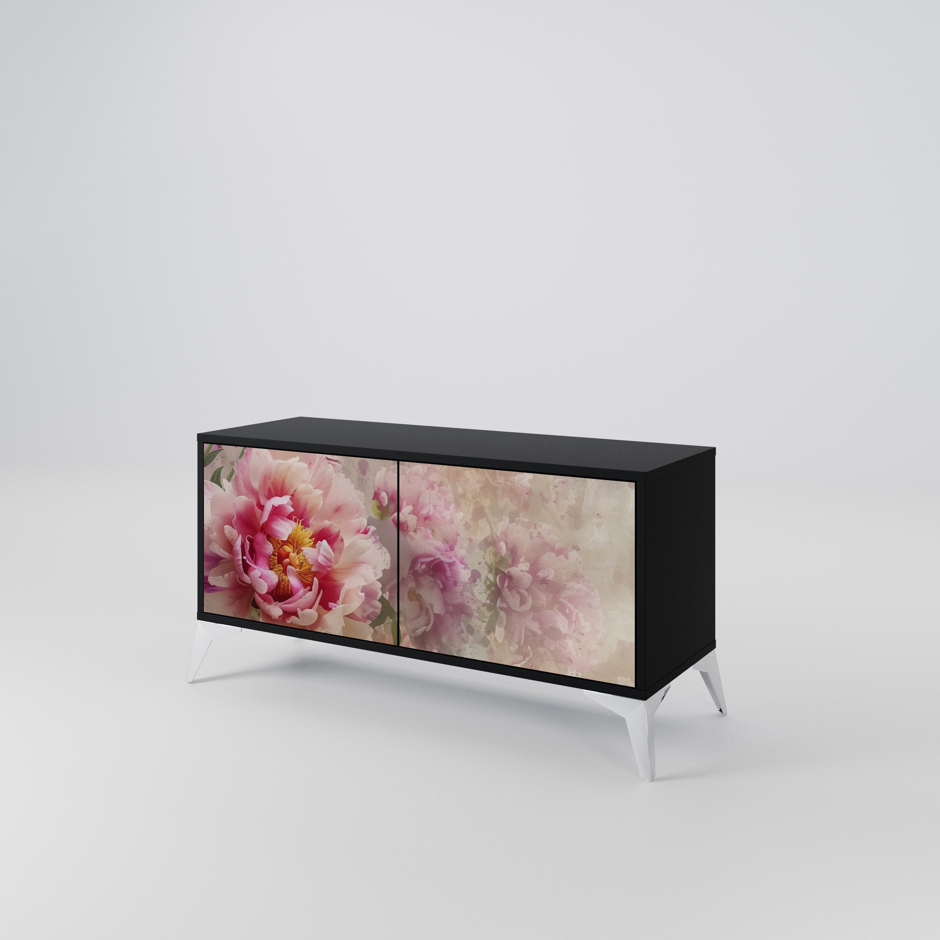 PEONY WHISPER Kompaktowa szafka RTV 2-drzwiowa