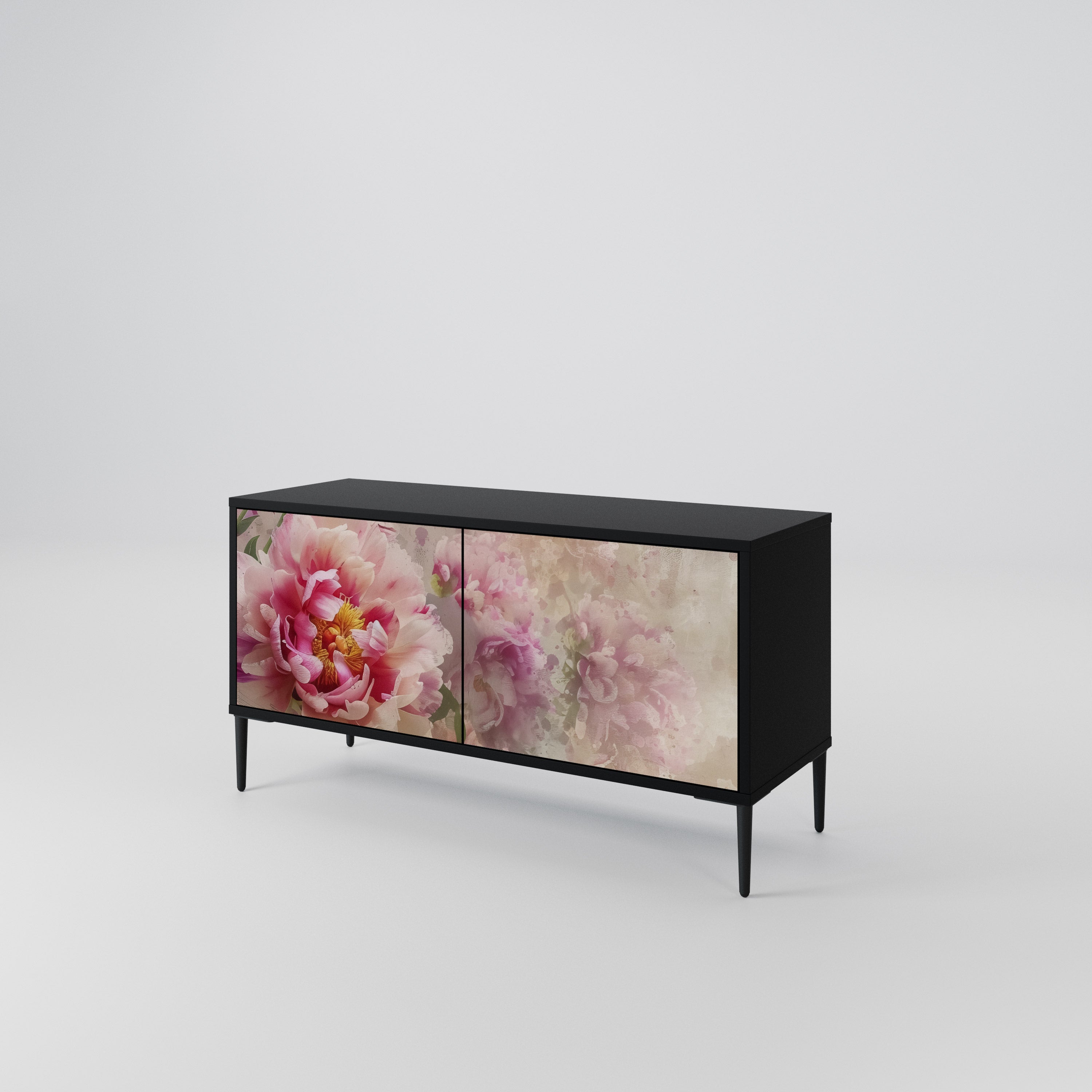 PEONY WHISPER Kompaktowa szafka RTV 2-drzwiowa