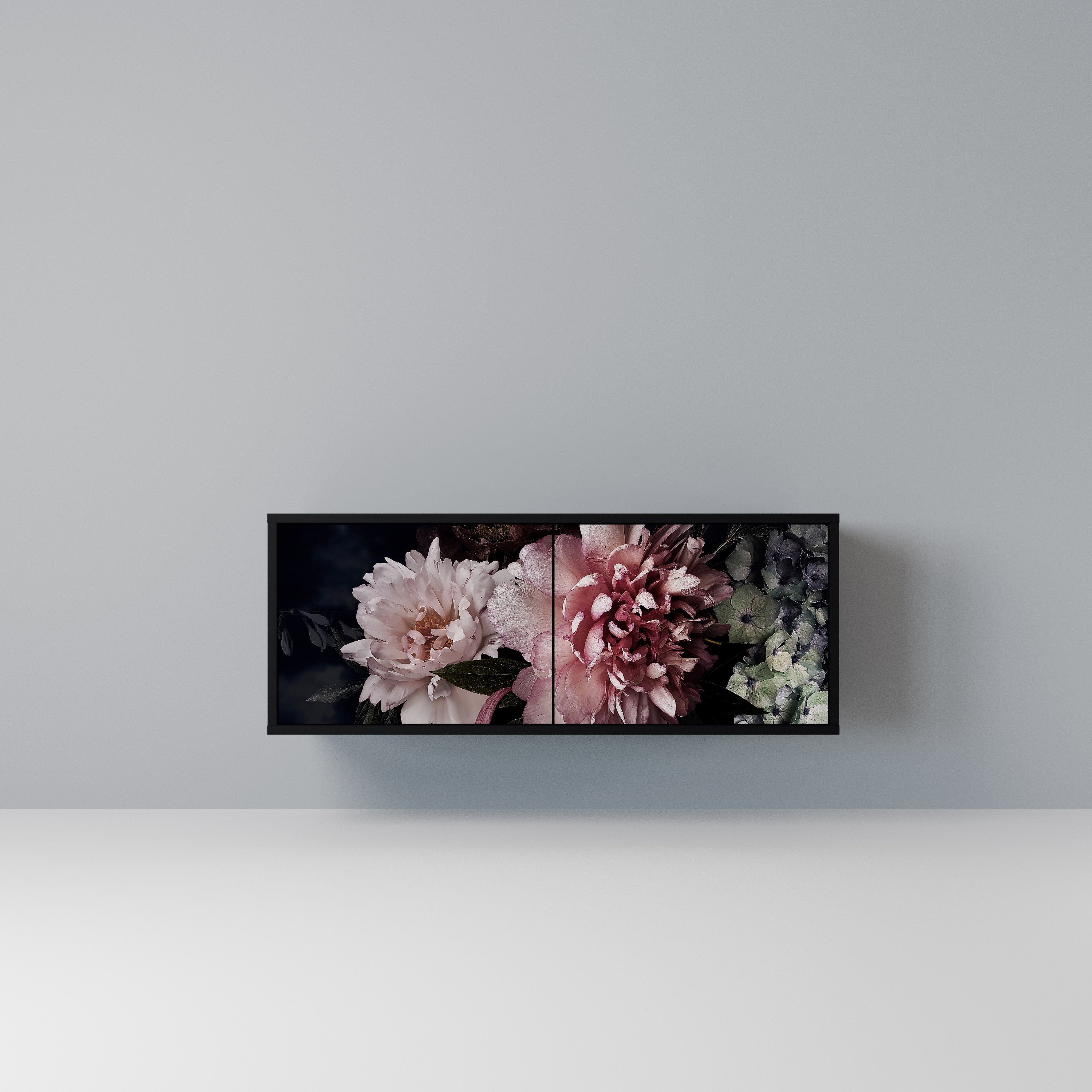 PURE BLOSSOM Kompaktowa szafka RTV 2-drzwiowa