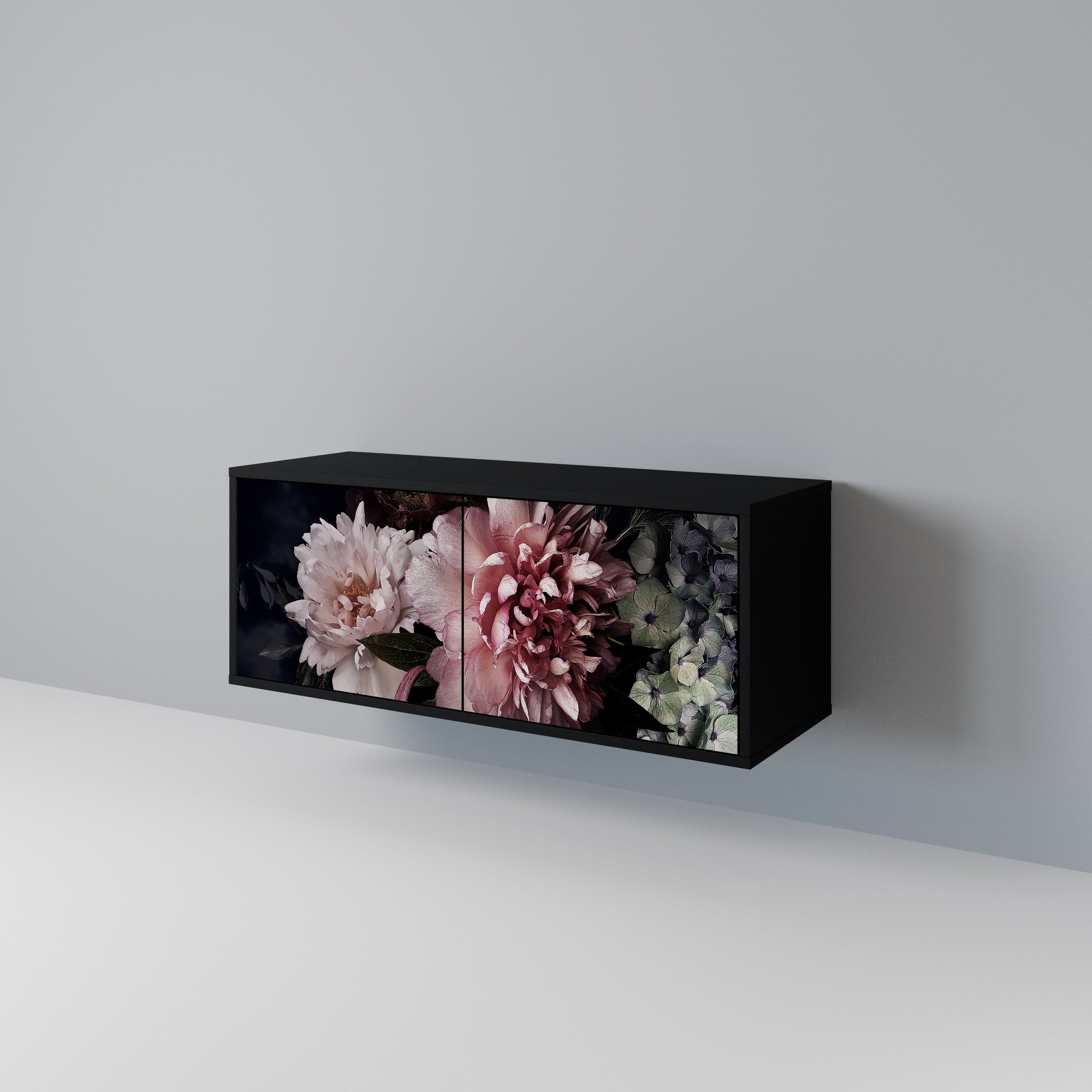 PURE BLOSSOM Kompaktowa szafka RTV 2-drzwiowa
