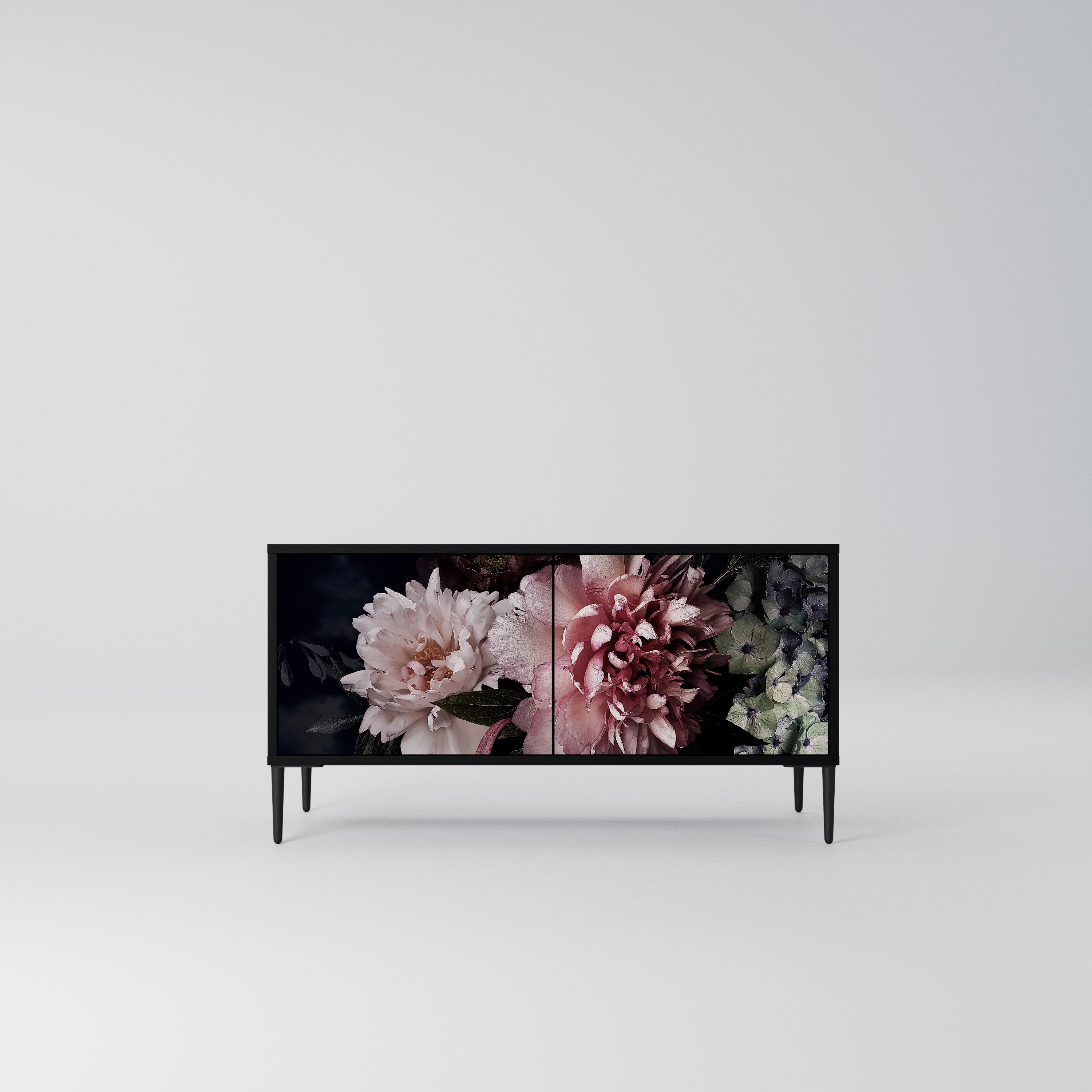PURE BLOSSOM Kompaktowa szafka RTV 2-drzwiowa