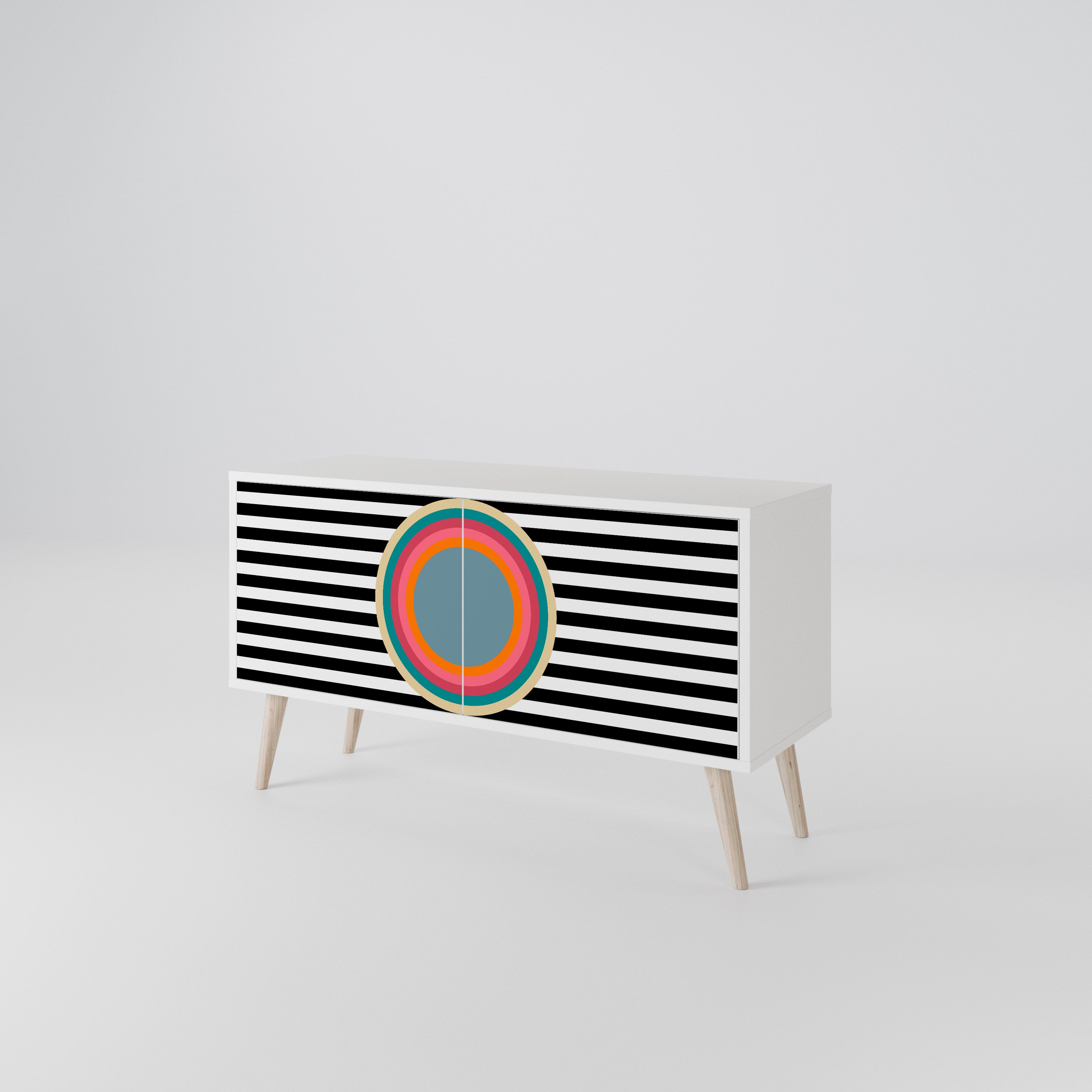 SPECTRA SHOWCASE Kompaktowa szafka RTV 2-drzwiowa