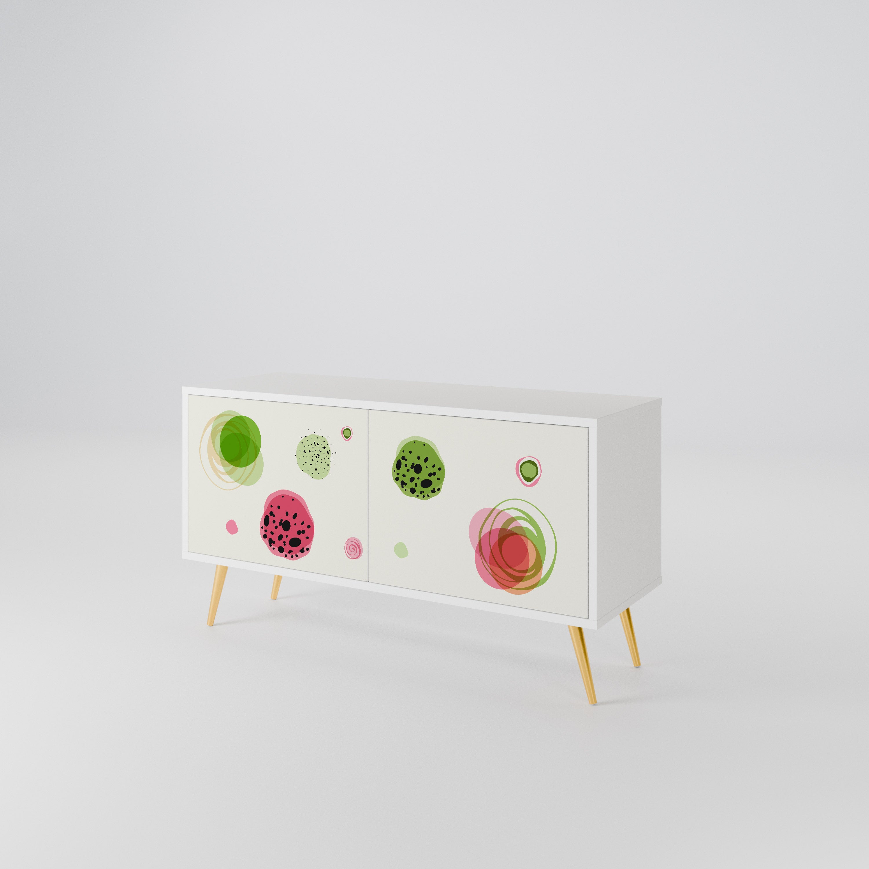 COLORFUL COSMOS Kompaktowa szafka RTV 2-drzwiowa