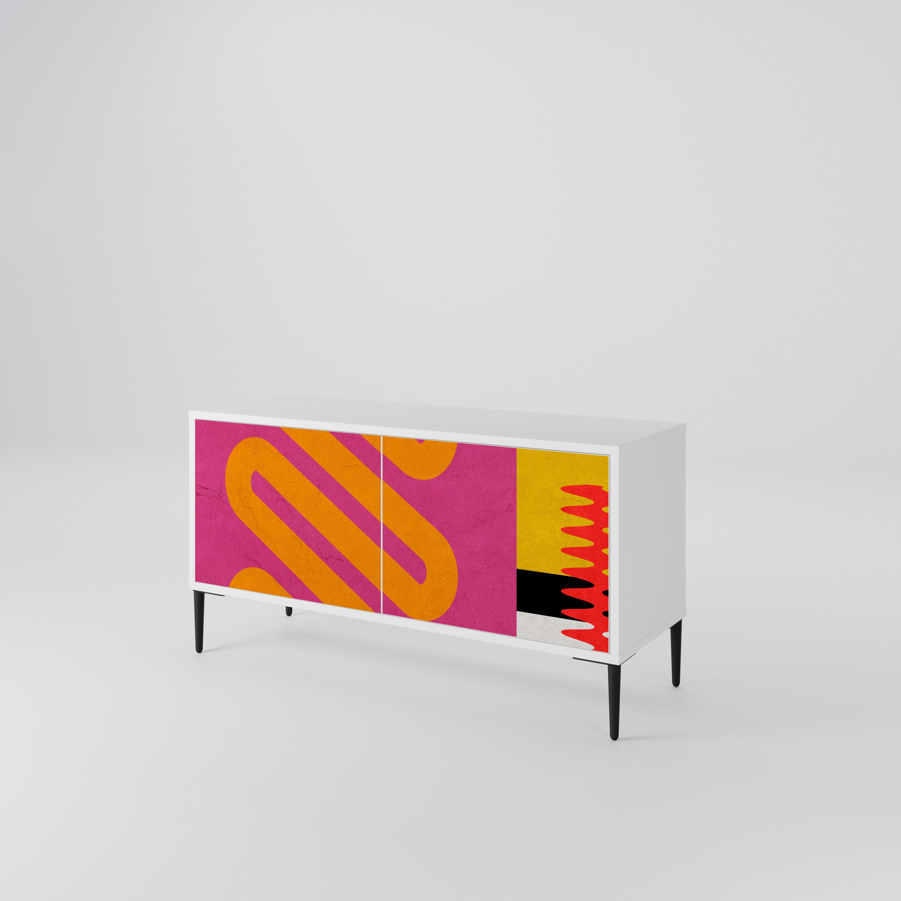VIVID ART Kompaktowa szafka RTV 2-drzwiowa