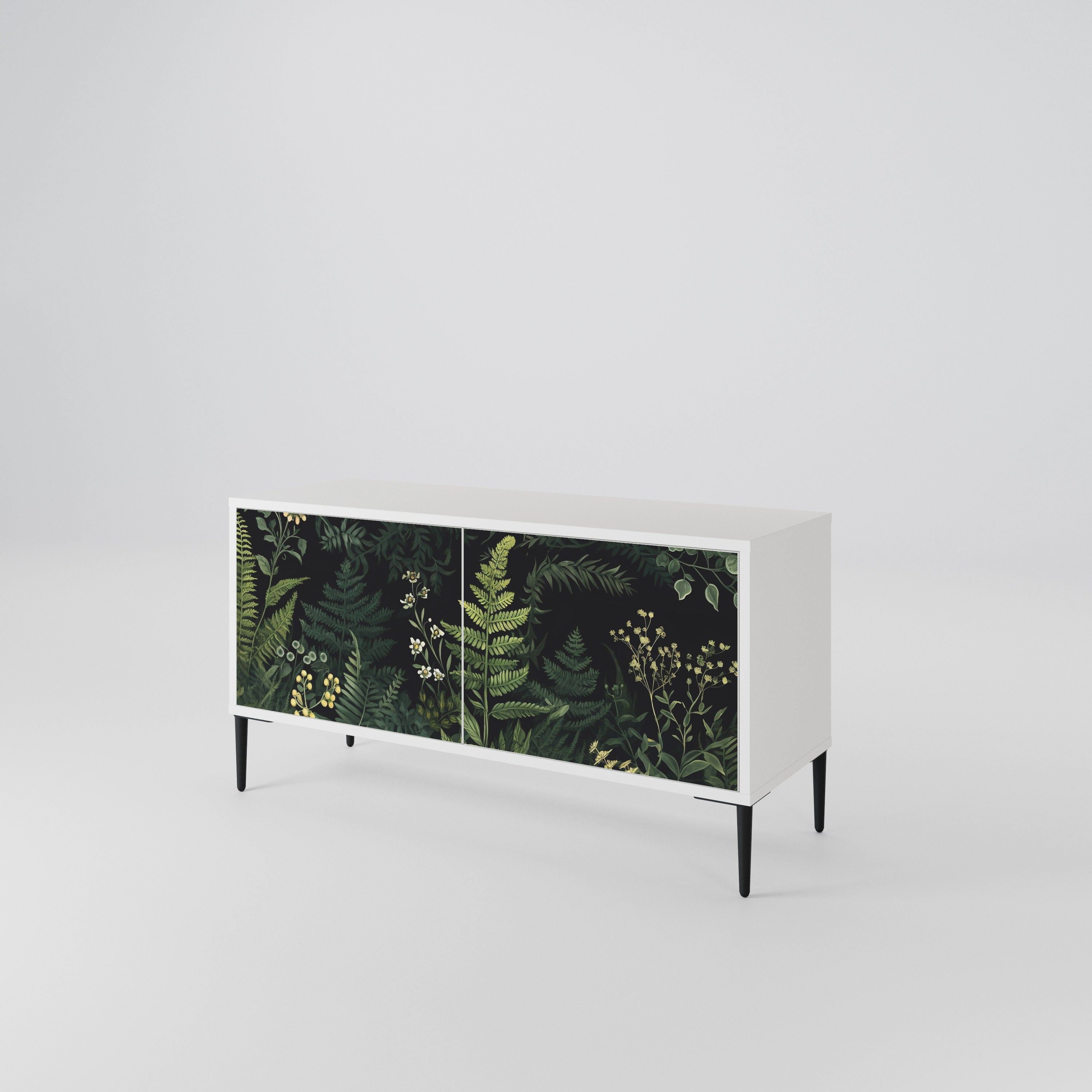 FERN FLOWERS Kompaktowa szafka RTV 2-drzwiowa