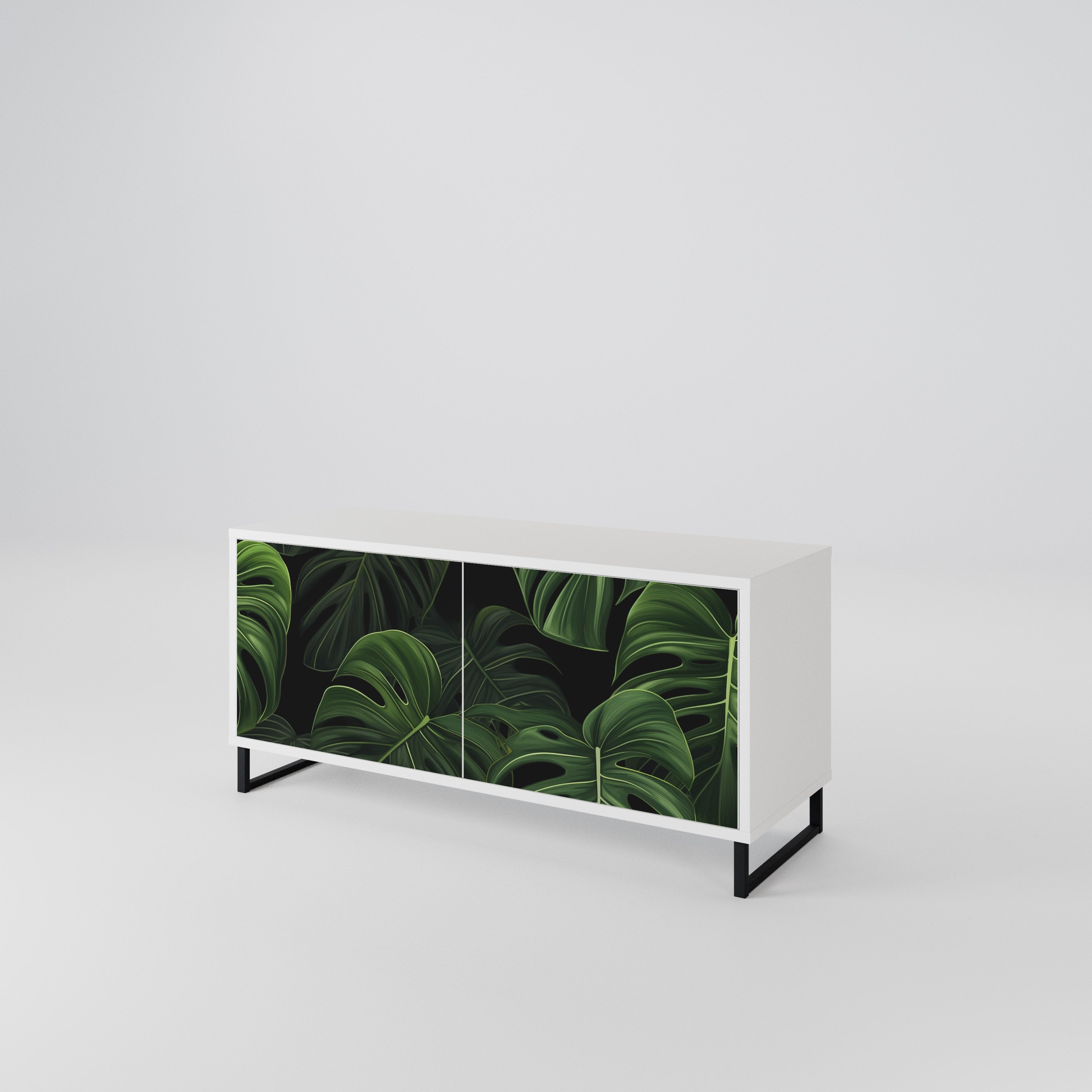 INFINITE MONSTERA Kompaktowa szafka RTV 2-drzwiowa
