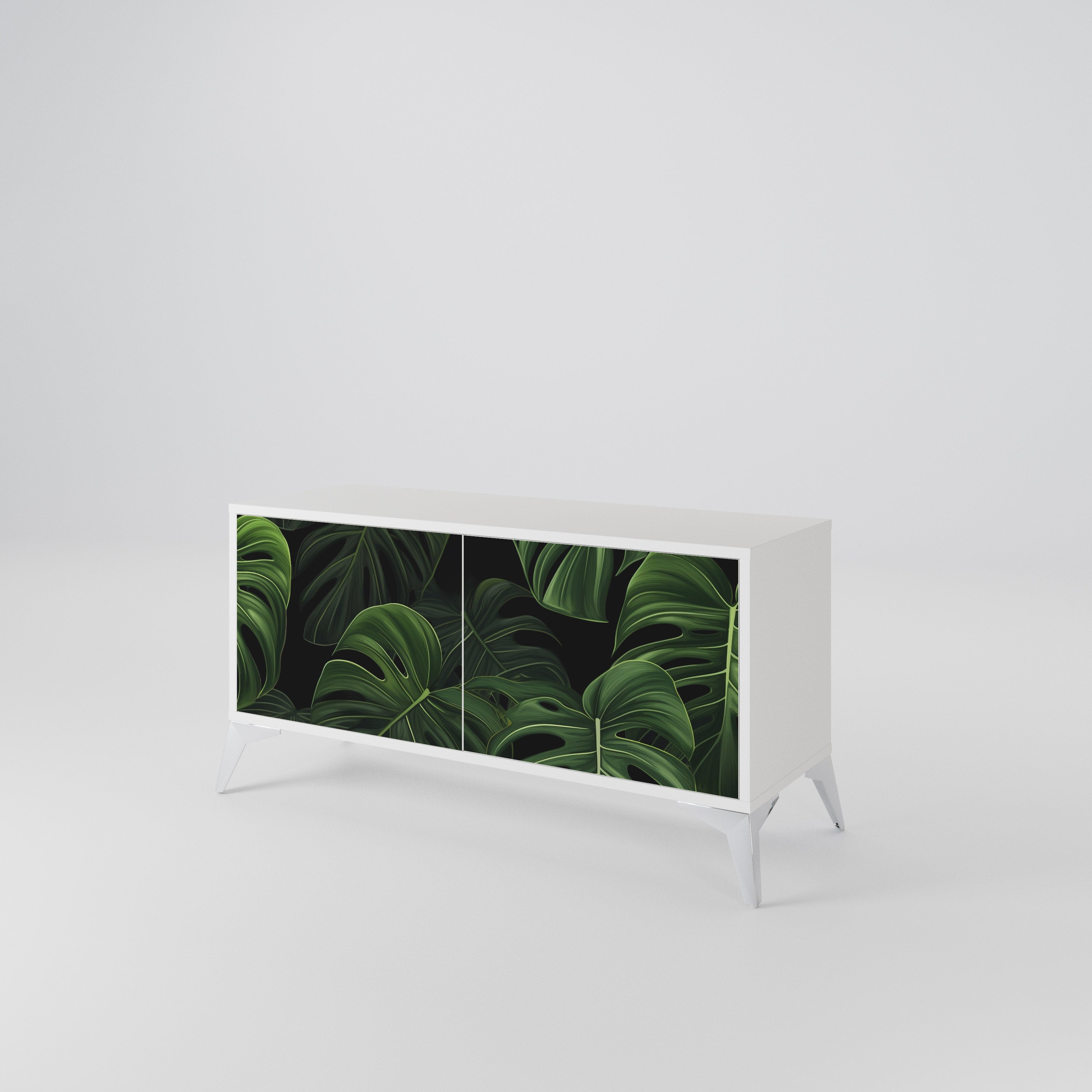 INFINITE MONSTERA Kompaktowa szafka RTV 2-drzwiowa