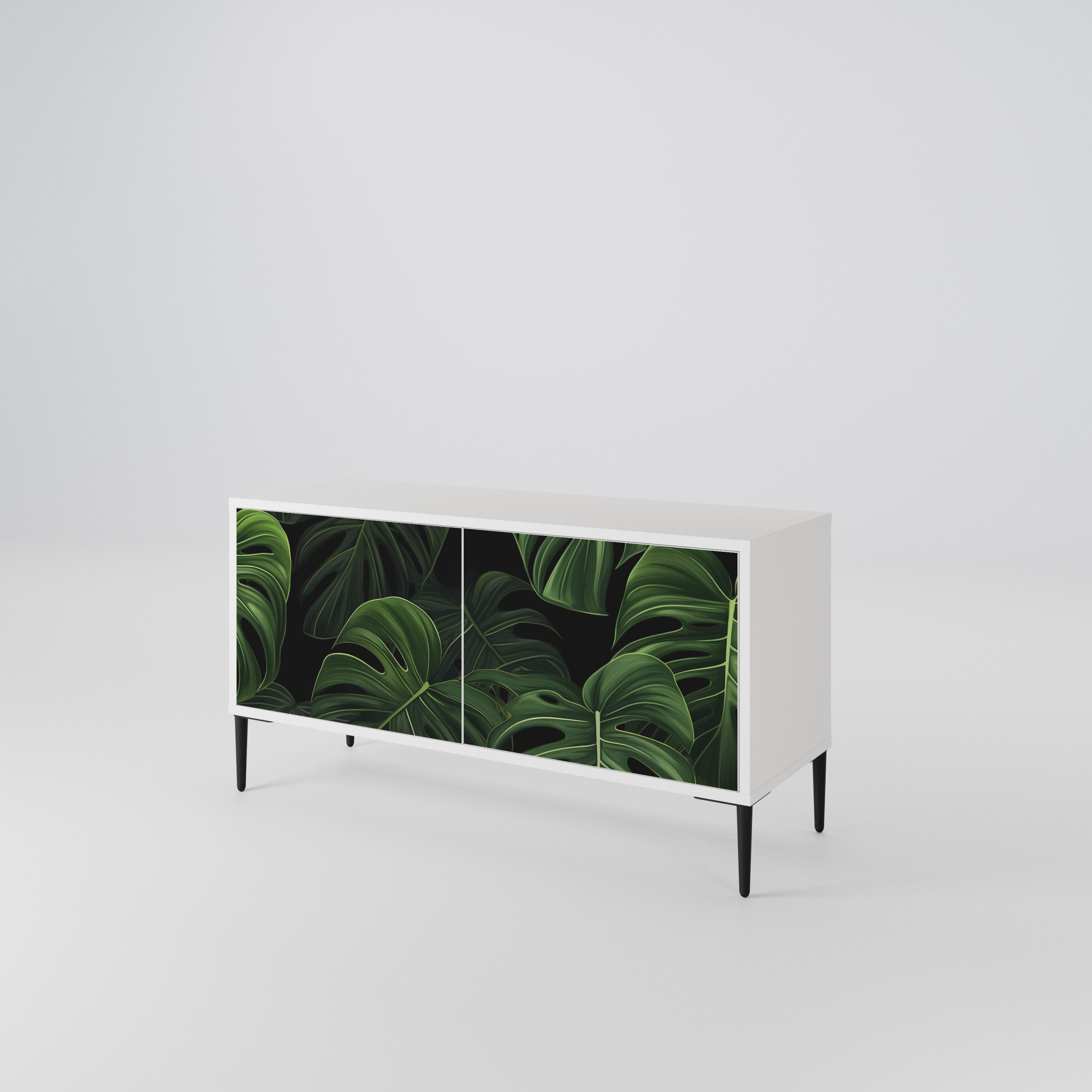 INFINITE MONSTERA Kompaktowa szafka RTV 2-drzwiowa