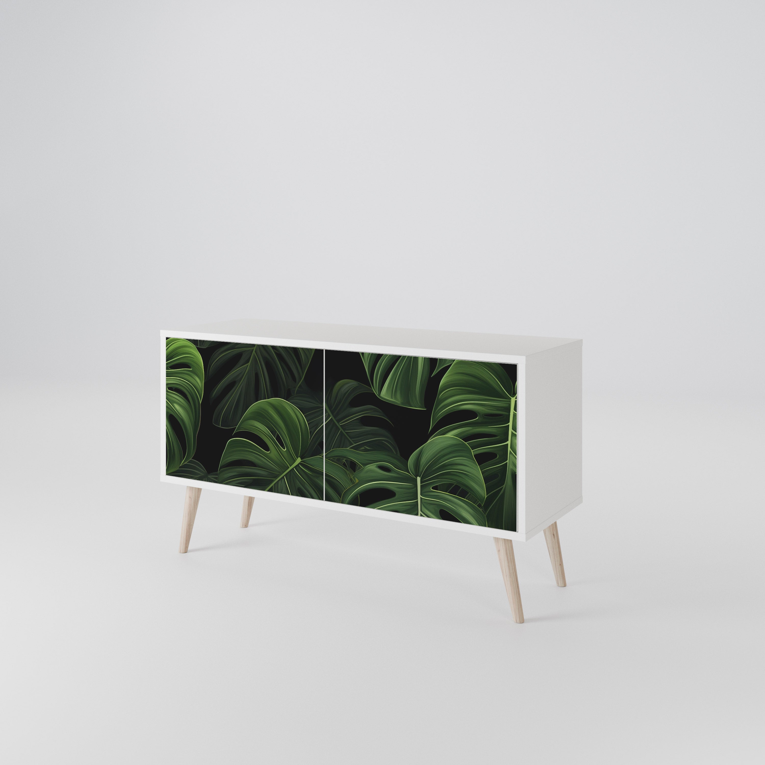 INFINITE MONSTERA Kompaktowa szafka RTV 2-drzwiowa
