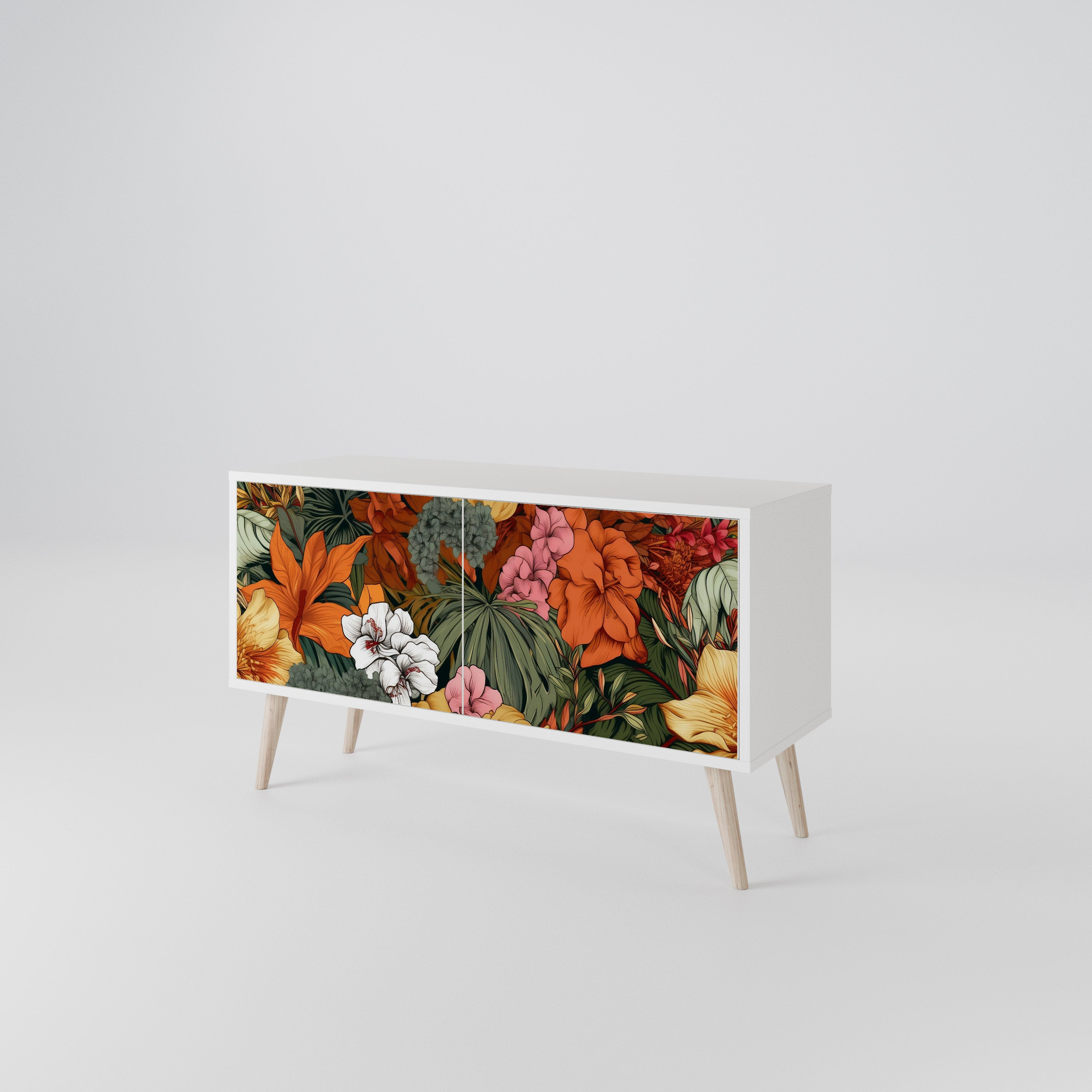 RADIANT FLORA Kompaktowa szafka RTV 2-drzwiowa