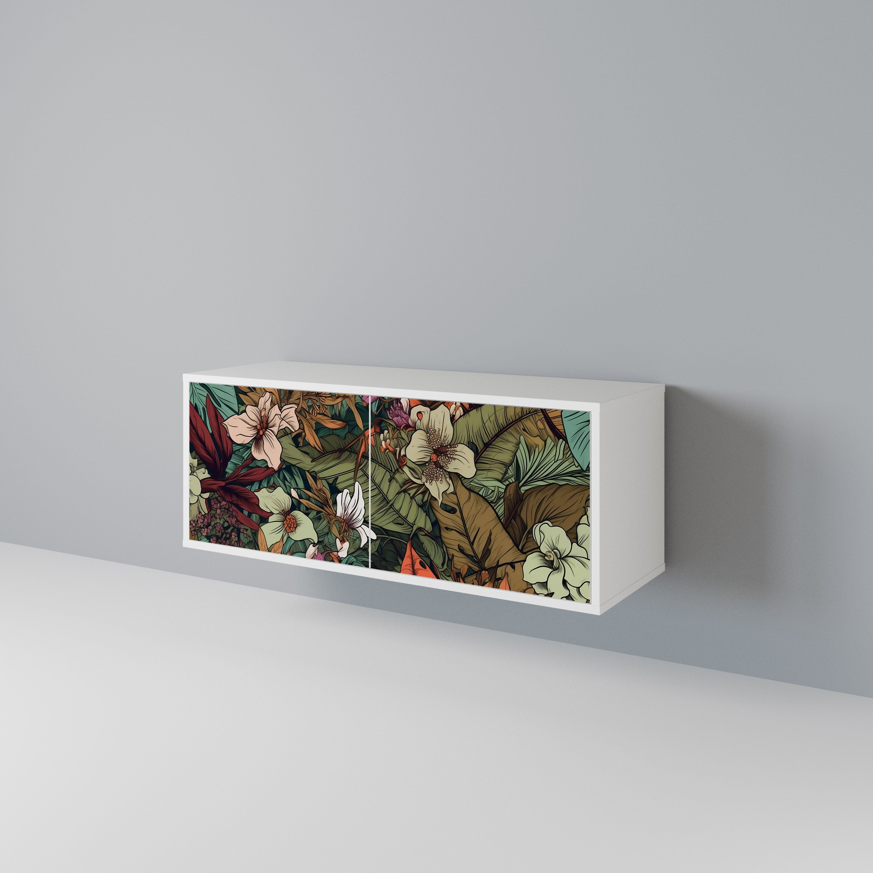BOTANICAL EMERGENCE Kompaktowa szafka RTV 2-drzwiowa