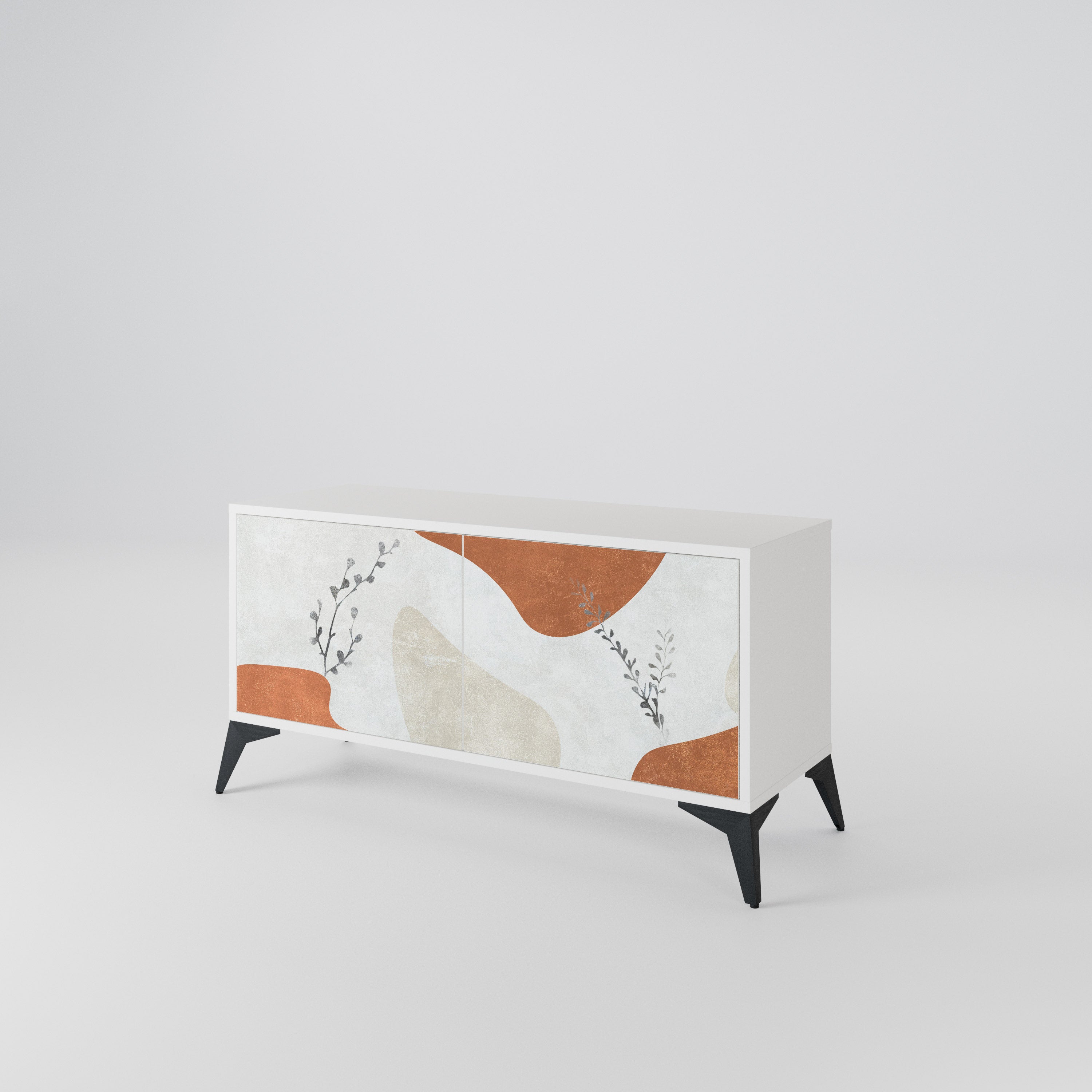 TRANQUIL TWIG Kompaktowa szafka RTV 2-drzwiowa