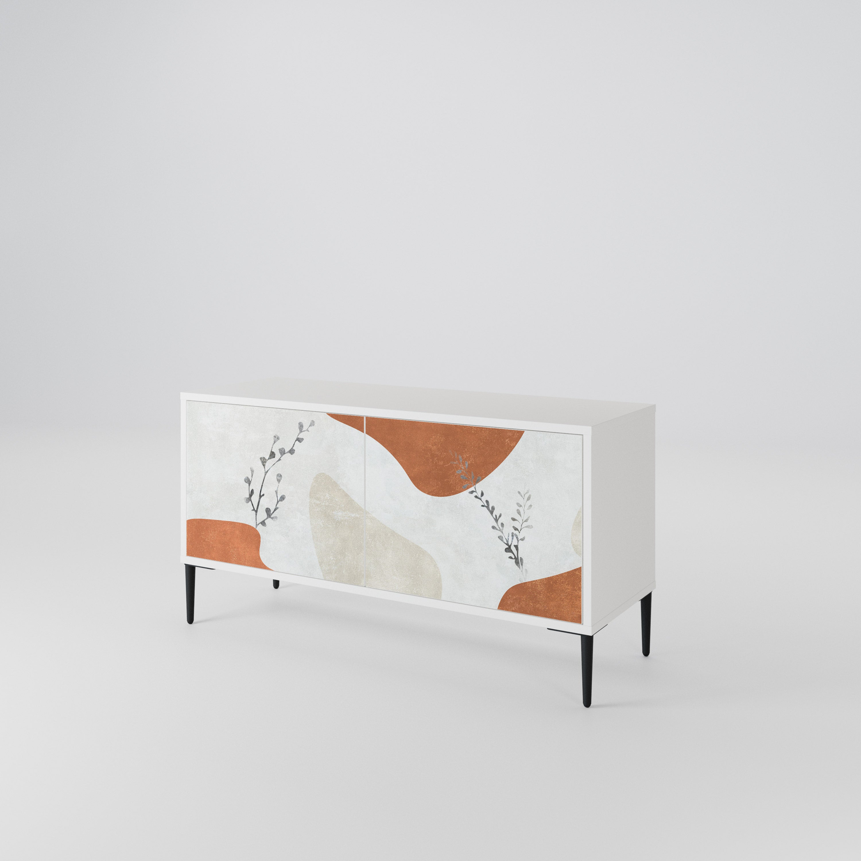 TRANQUIL TWIG Kompaktowa szafka RTV 2-drzwiowa
