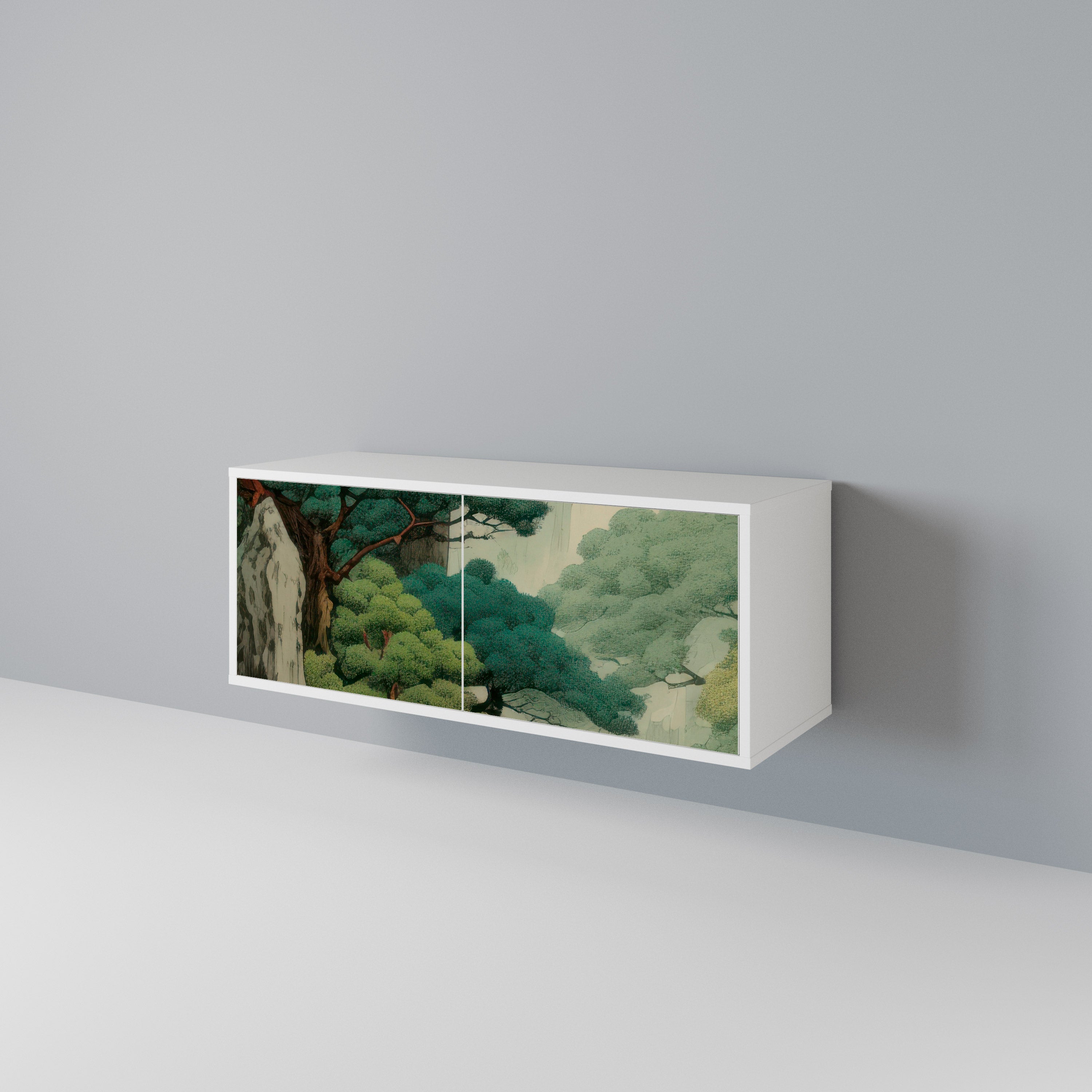 VERDURE ABYSS Kompaktowa szafka RTV 2-drzwiowa