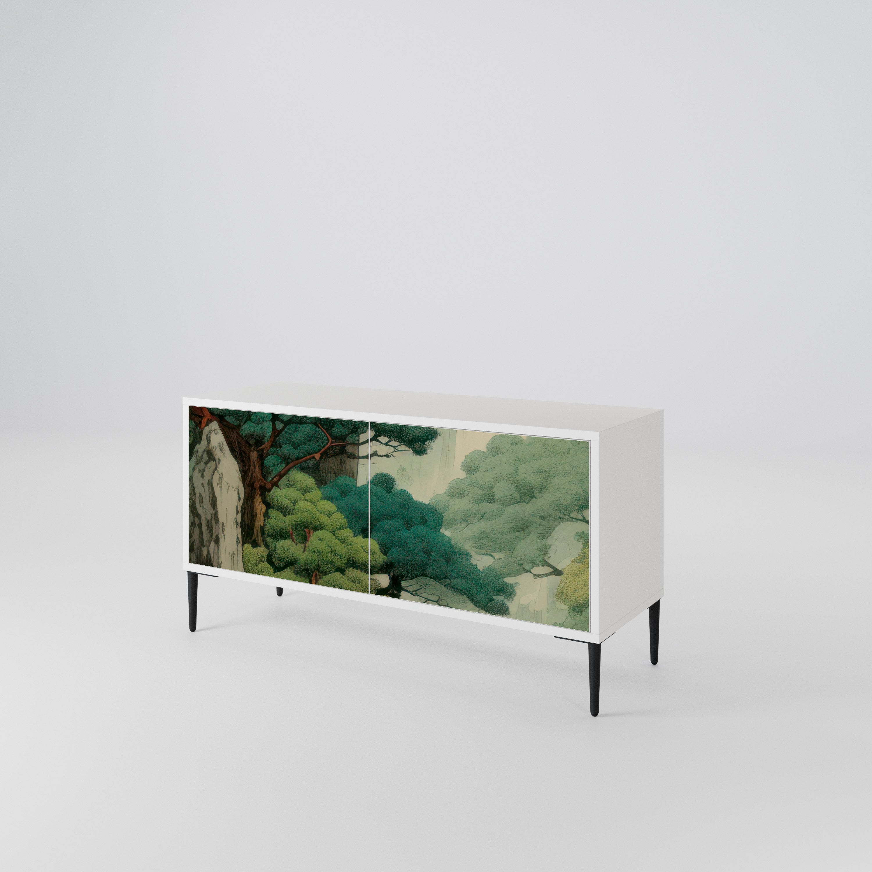 VERDURE ABYSS Kompaktowa szafka RTV 2-drzwiowa
