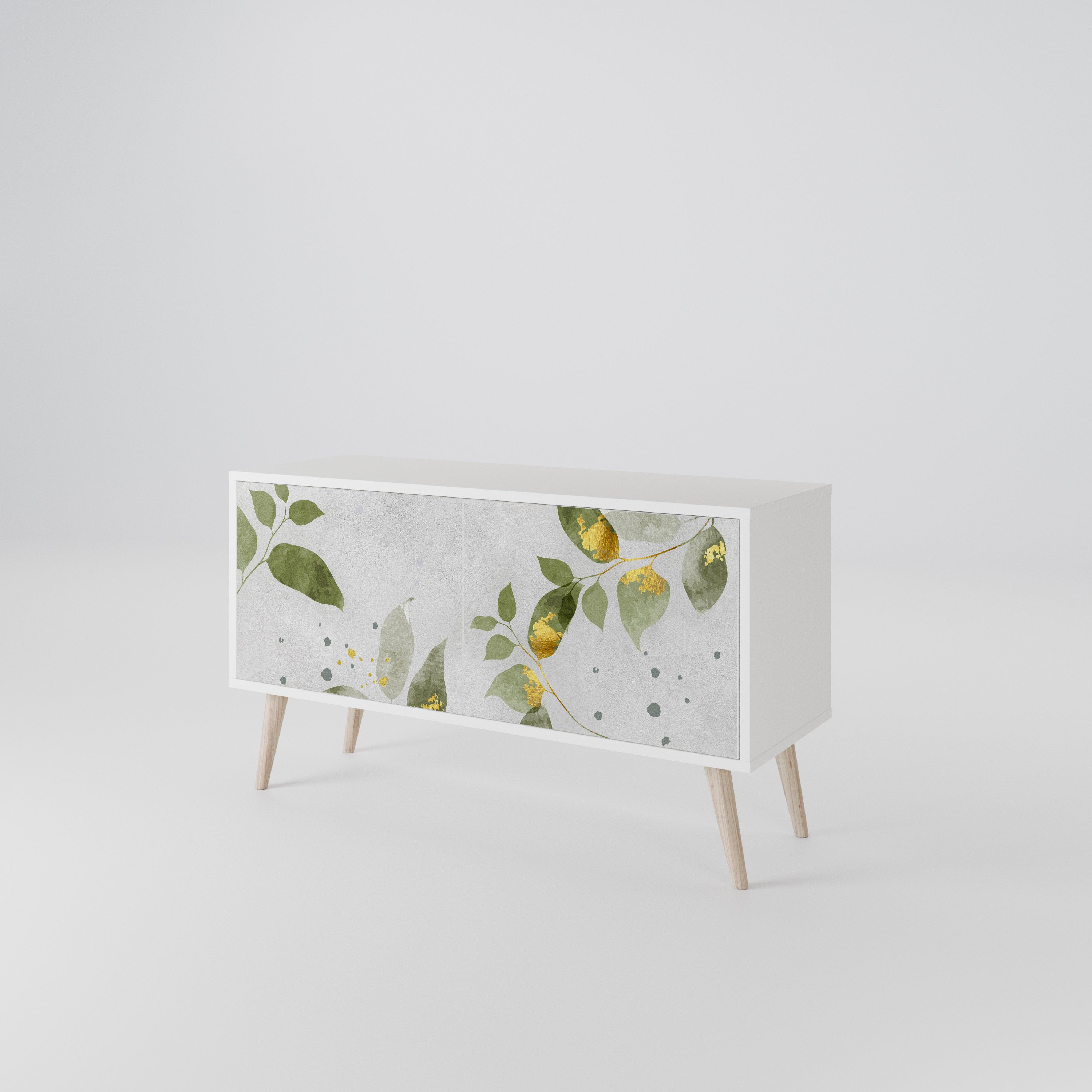 ELEGANT BOTANICS Kompaktowa szafka RTV 2-drzwiowa