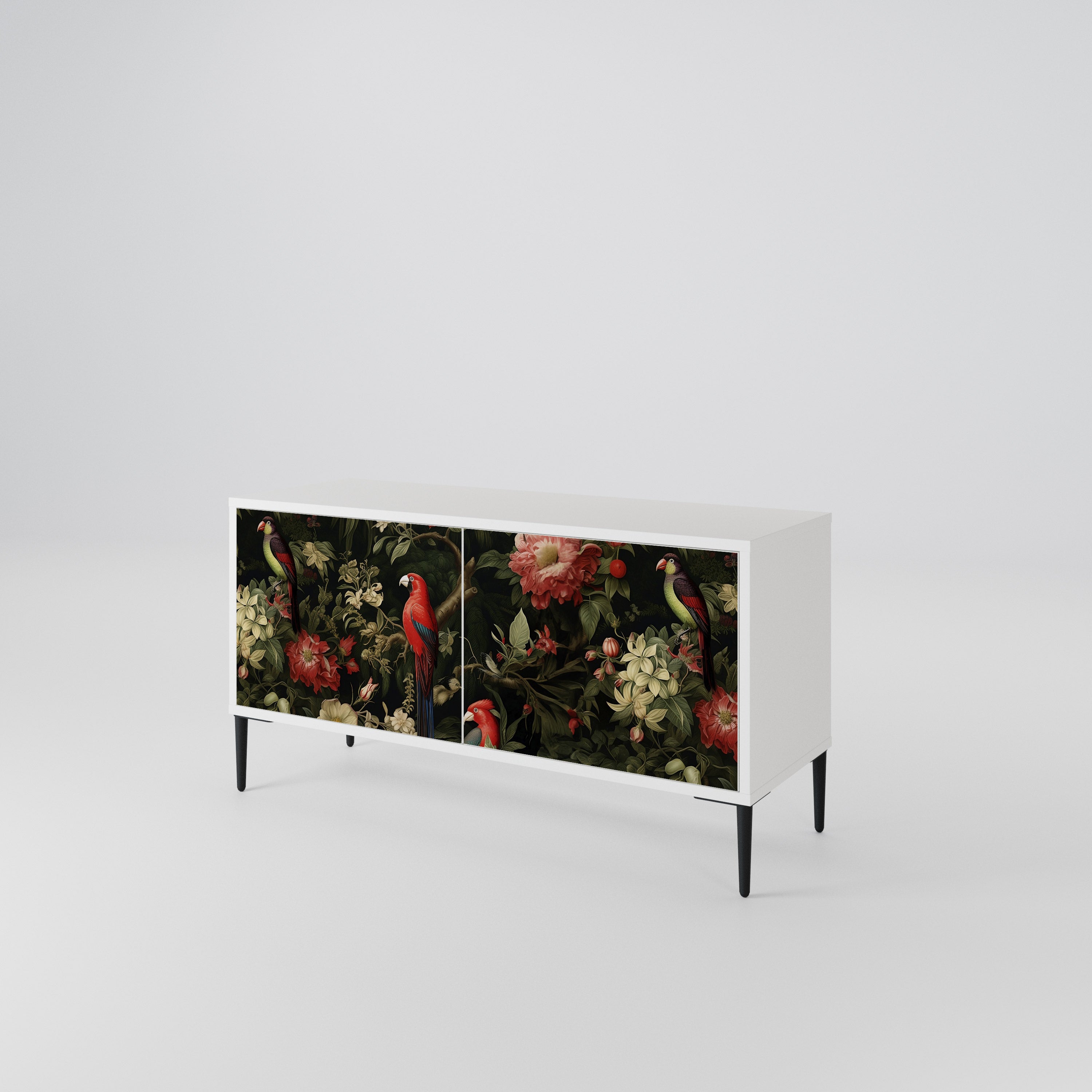 FLORAL FANTASIA Kompaktowa szafka RTV 2-drzwiowa