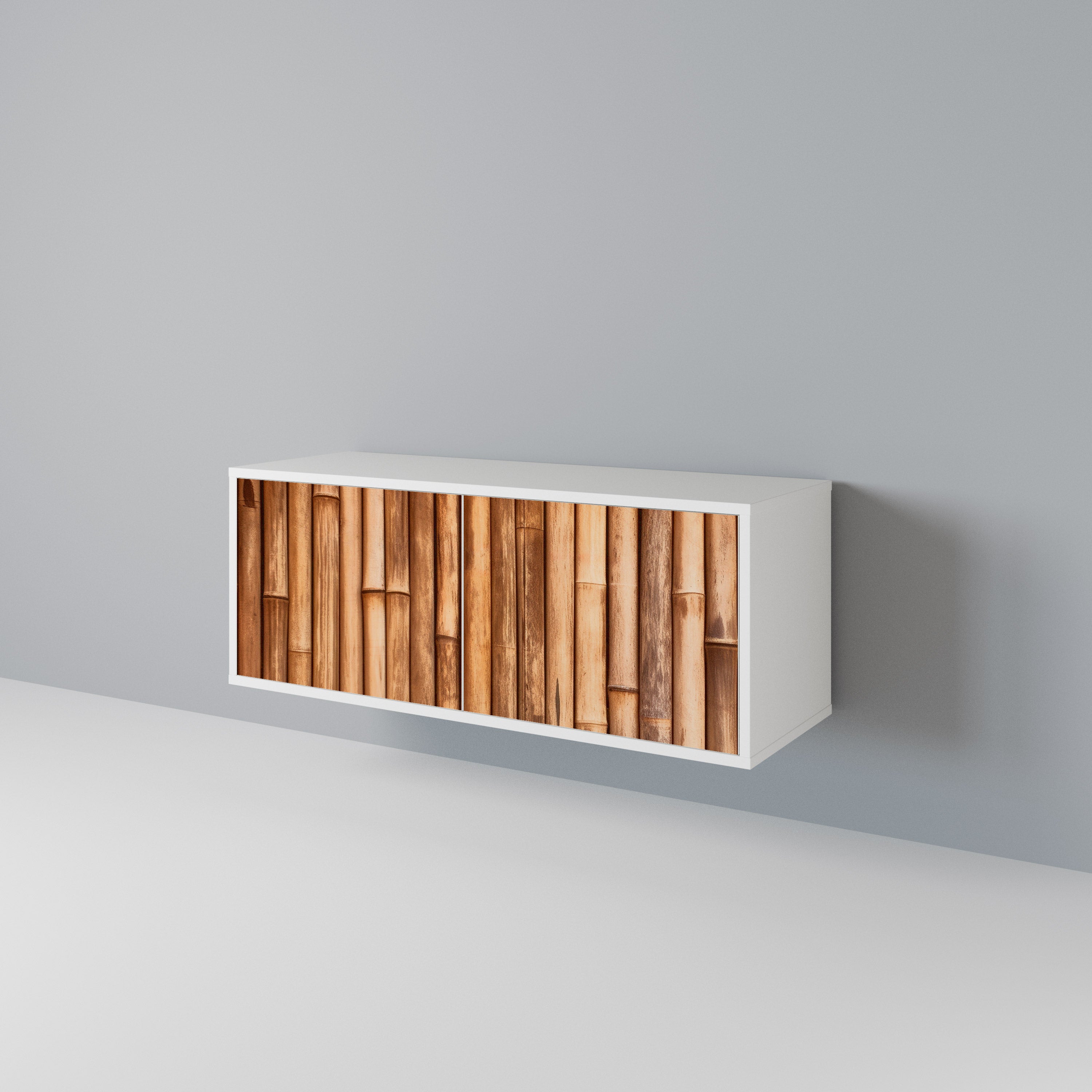 NATURAL WOOD Kompaktowa szafka RTV 2-drzwiowa