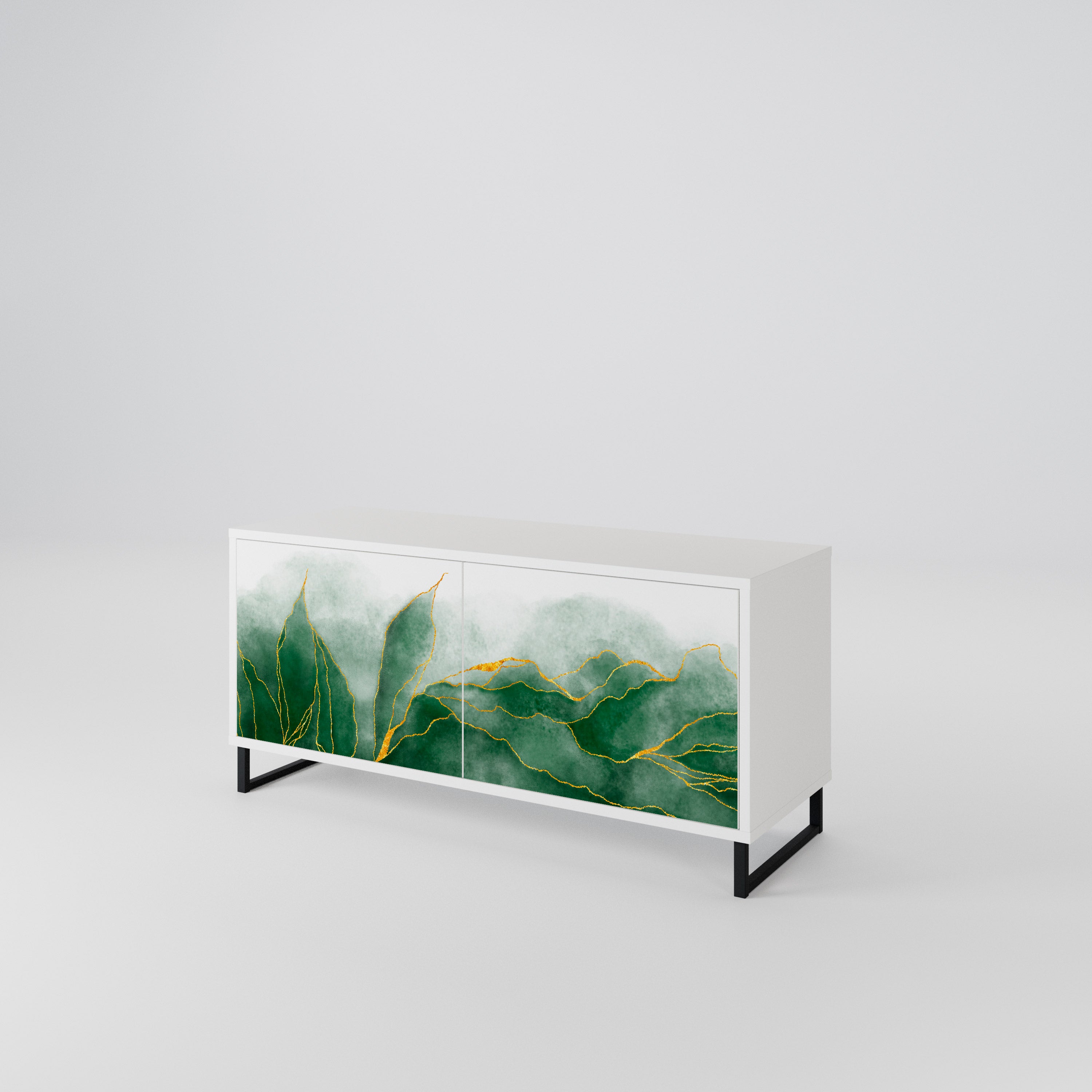 EXPENSIVE NATURE Kompaktowa szafka RTV 2-drzwiowa