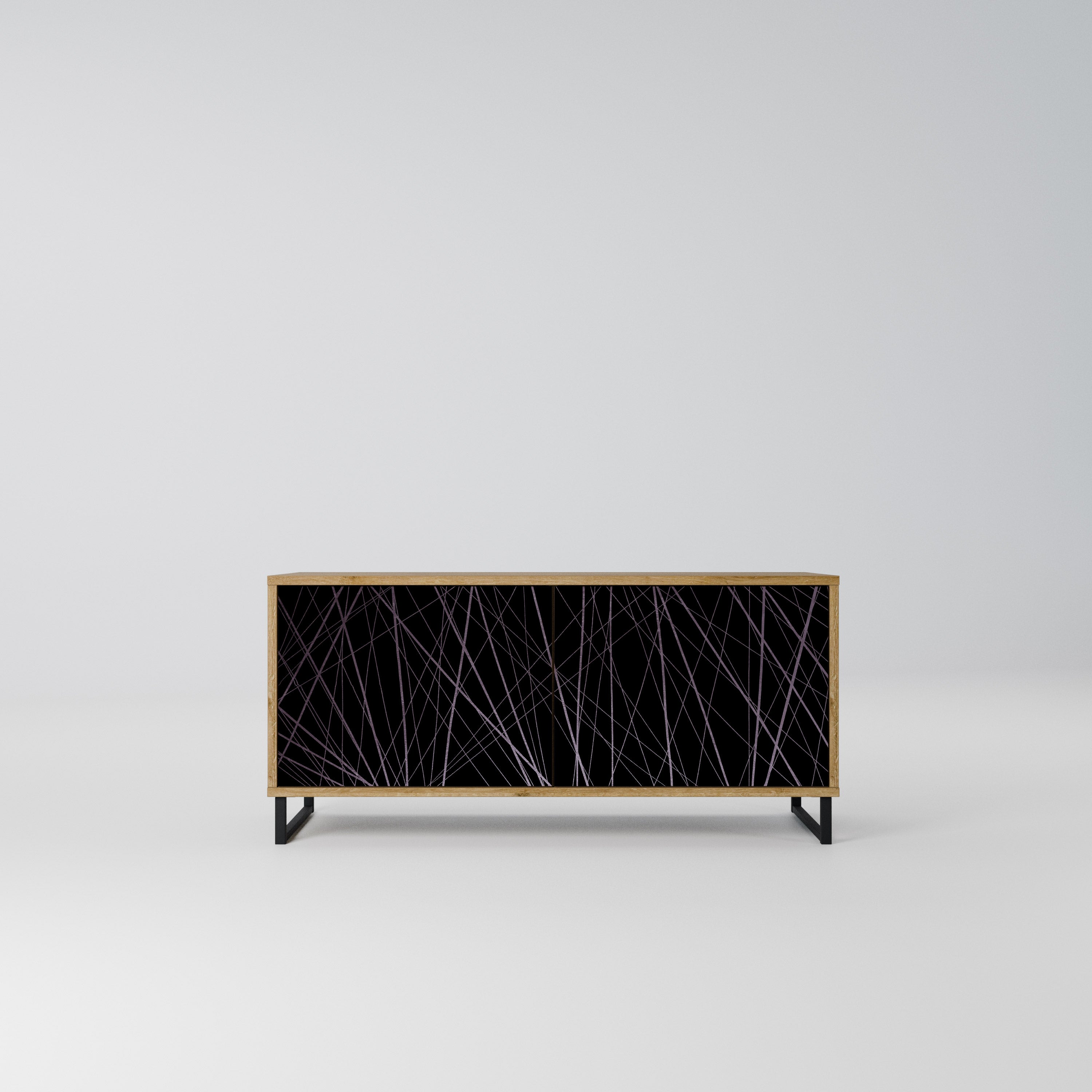 SHIMMER SPIDERGRAM Kompaktowa szafka RTV 2-drzwiowa