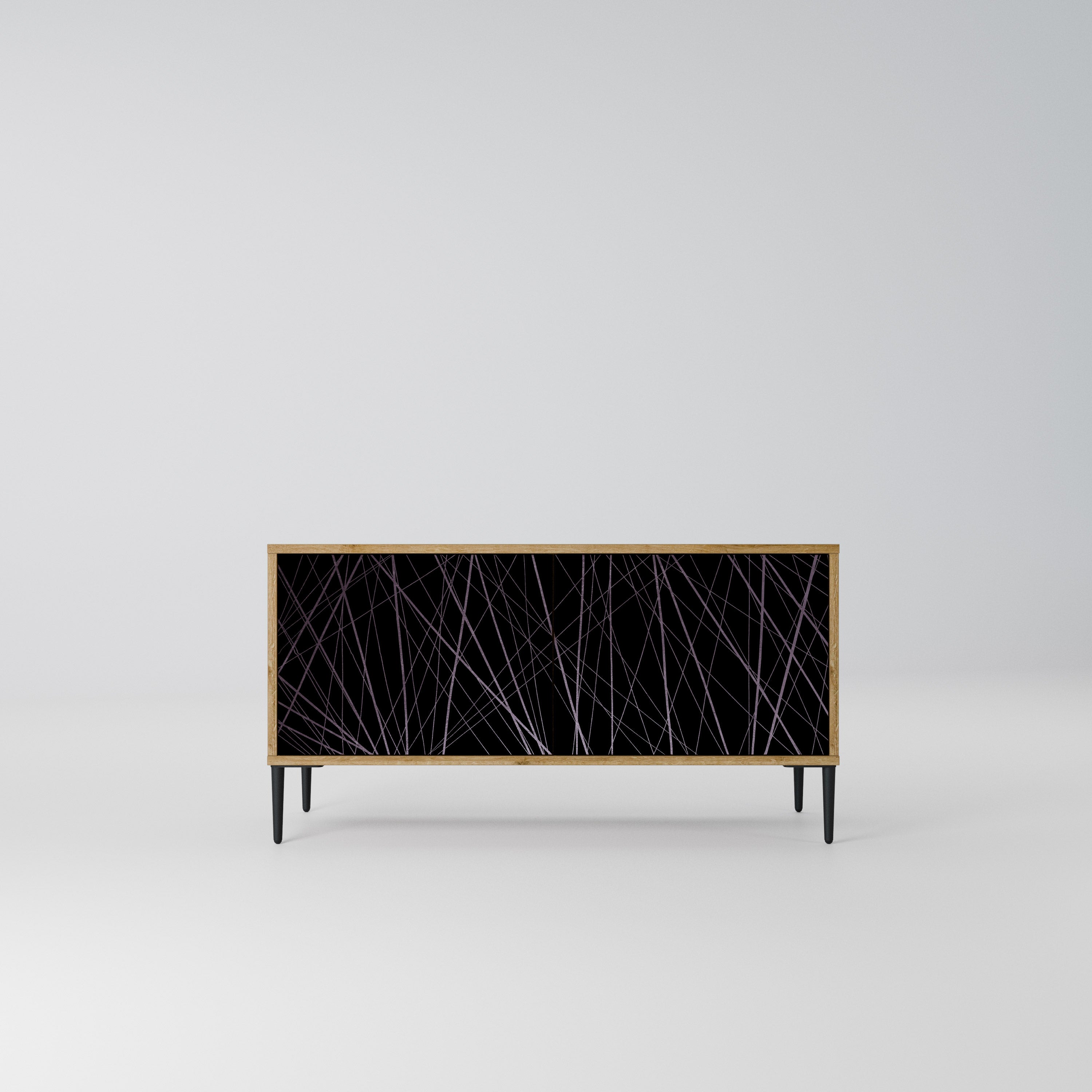 SHIMMER SPIDERGRAM Kompaktowa szafka RTV 2-drzwiowa