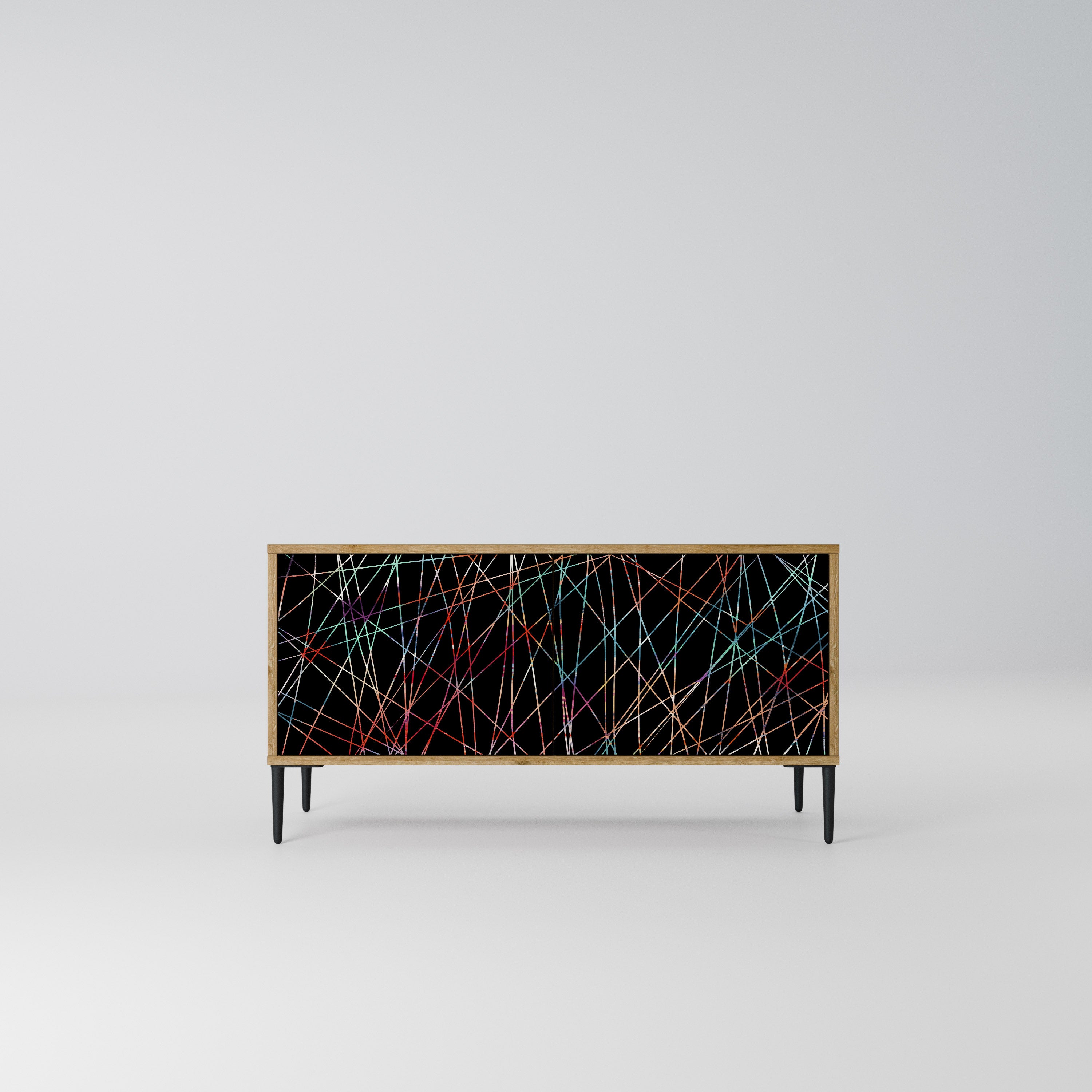 LUMINOUS SNARE Kompaktowa szafka RTV 2-drzwiowa