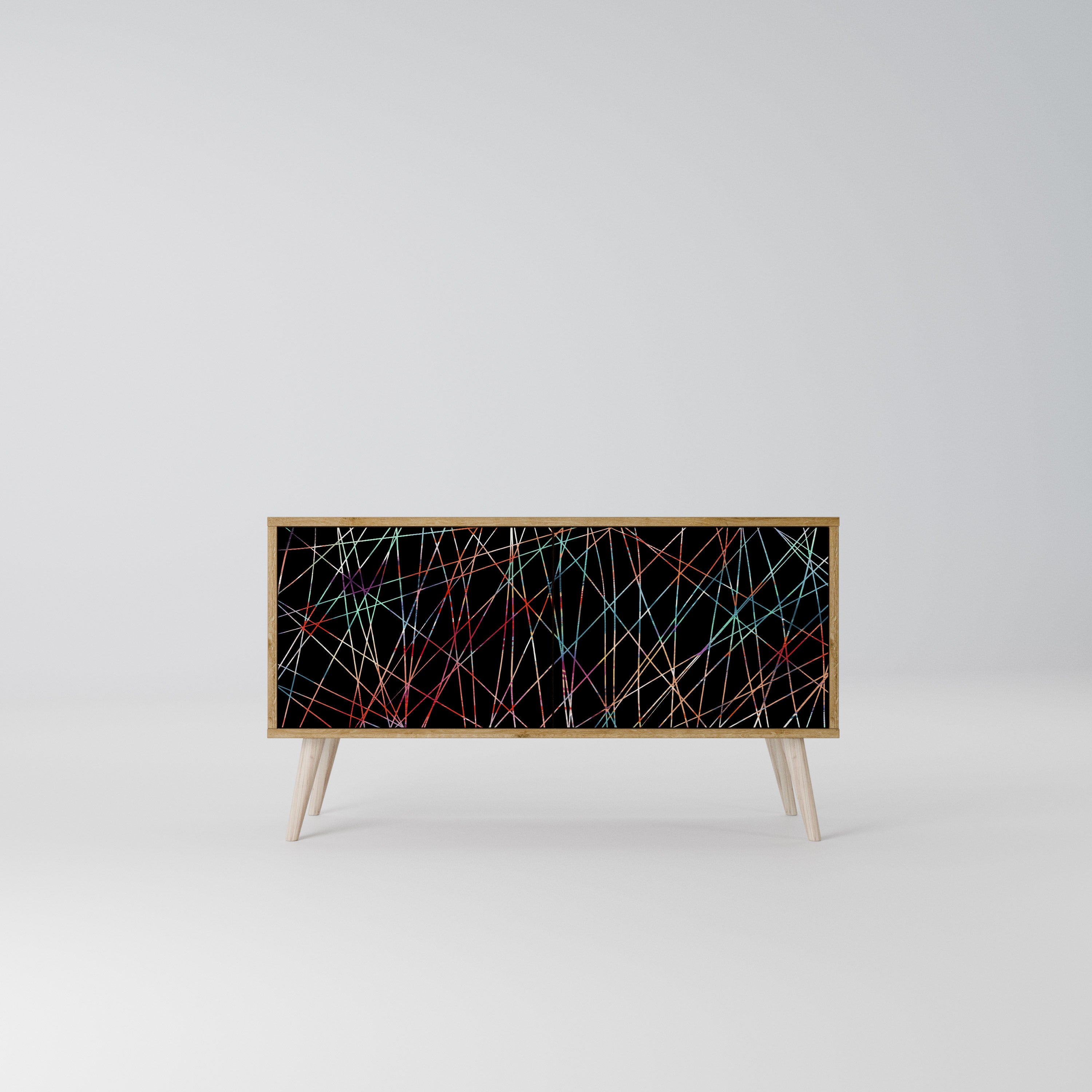 LUMINOUS SNARE Kompaktowa szafka RTV 2-drzwiowa