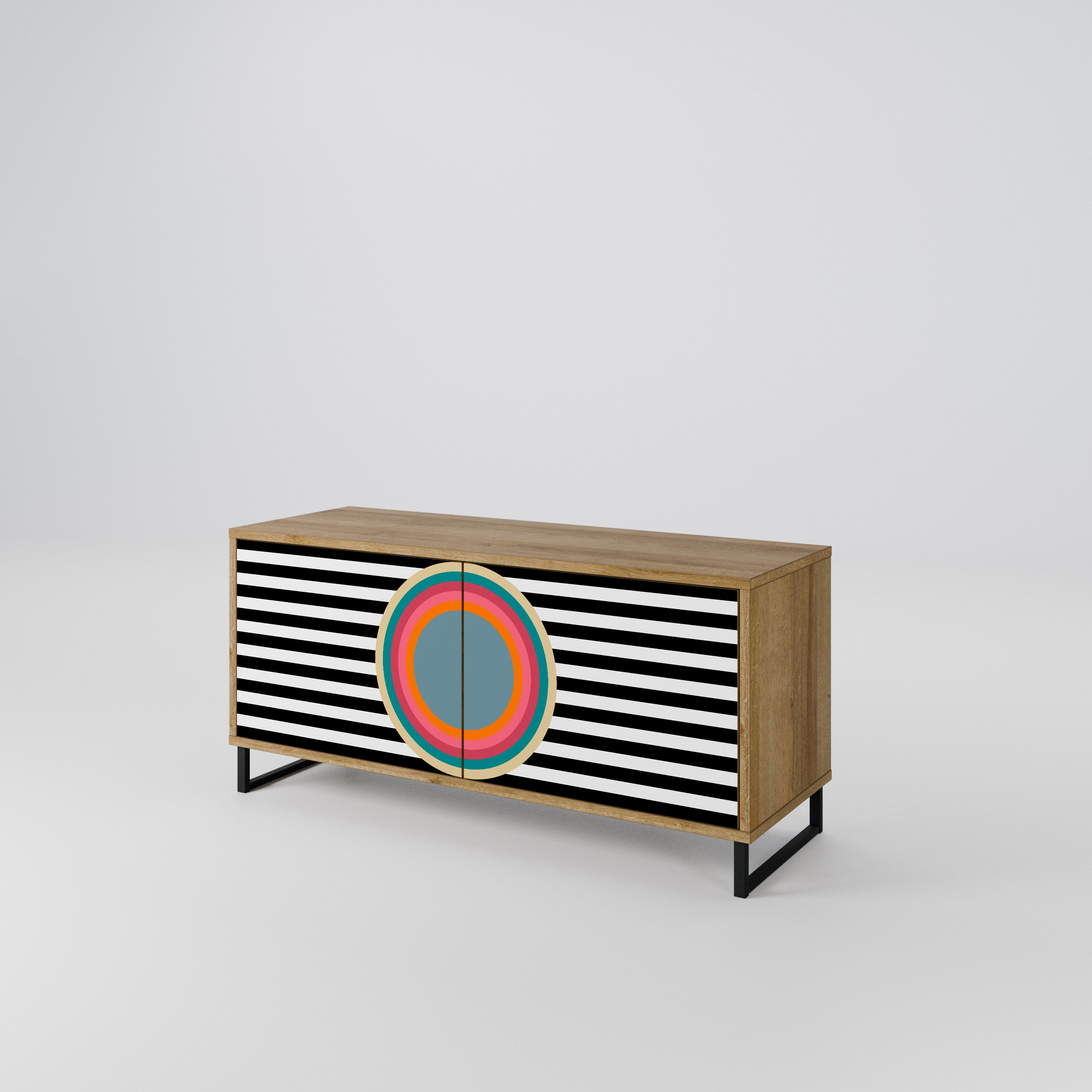 SPECTRA SHOWCASE Kompaktowa szafka RTV 2-drzwiowa