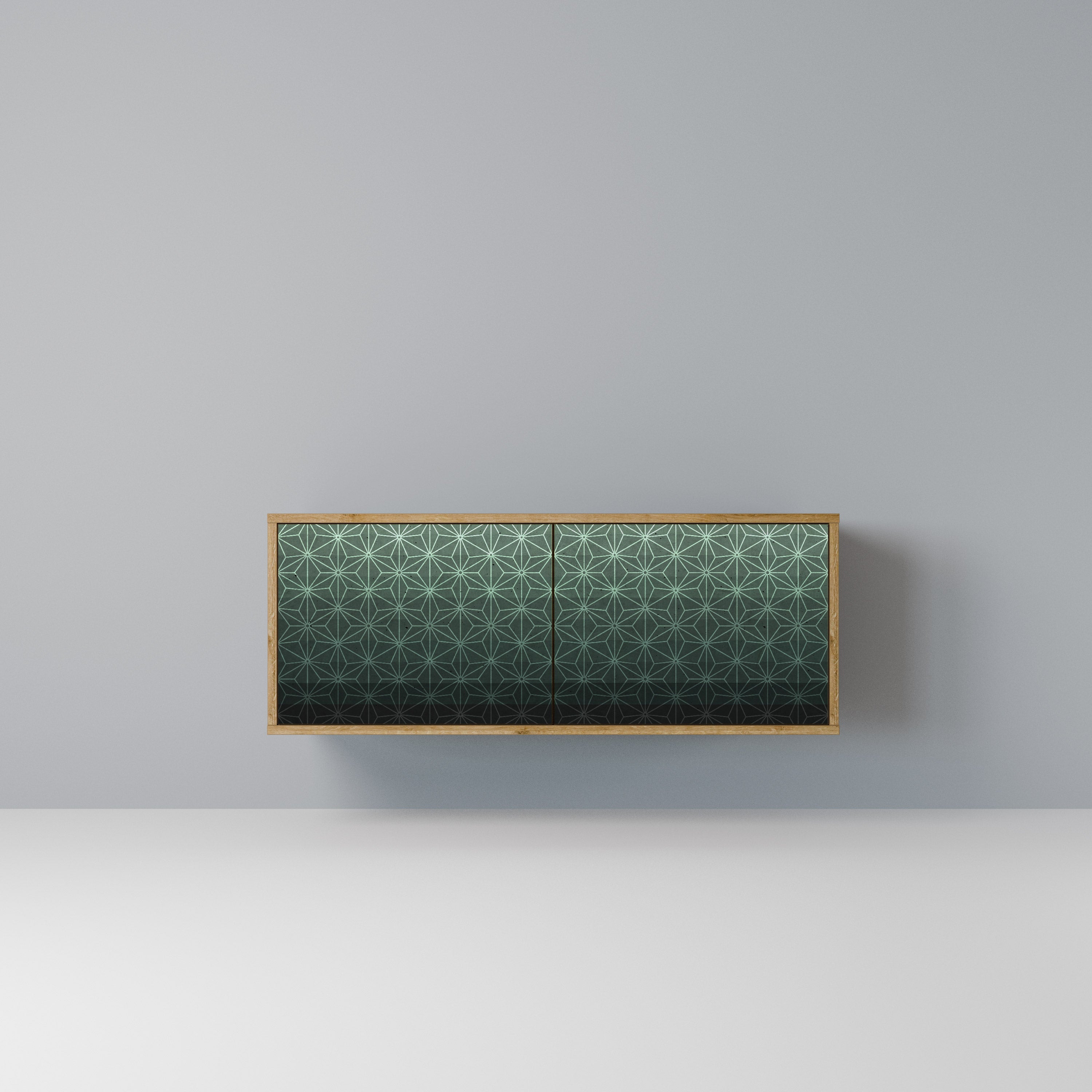ORNAMENTAL GLIMMER Kompaktowa szafka RTV 2-drzwiowa