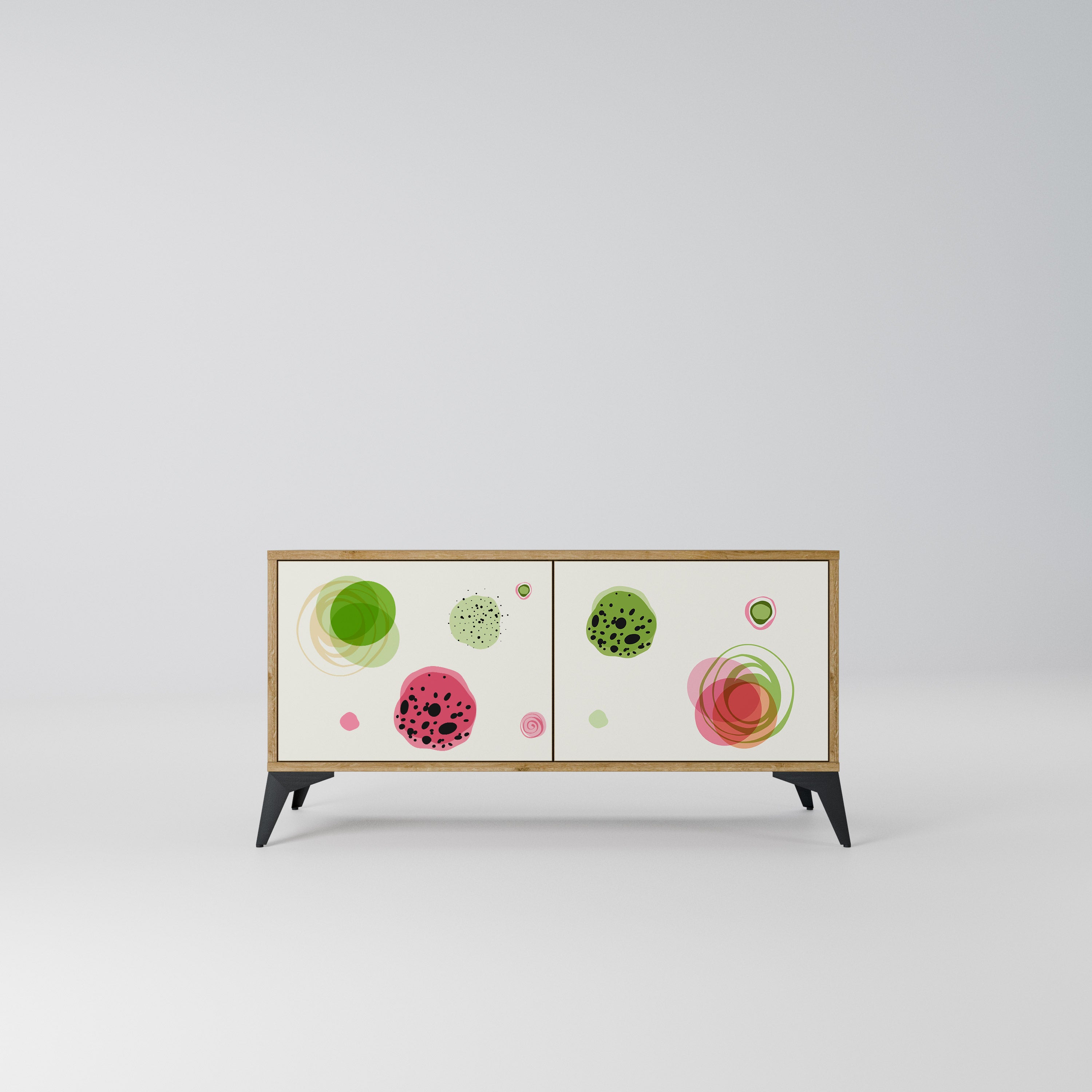 COLORFUL COSMOS Kompaktowa szafka RTV 2-drzwiowa