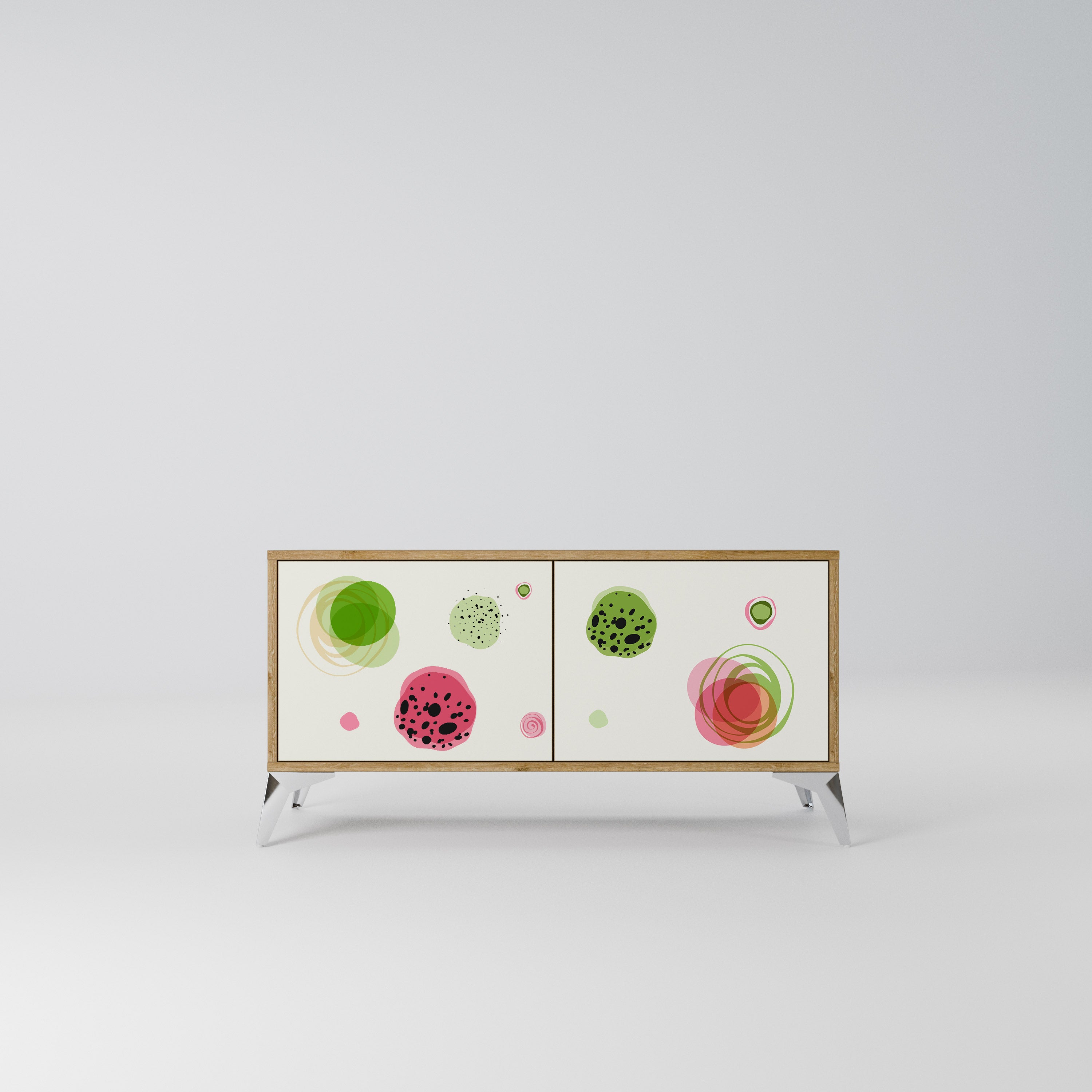 COLORFUL COSMOS Kompaktowa szafka RTV 2-drzwiowa