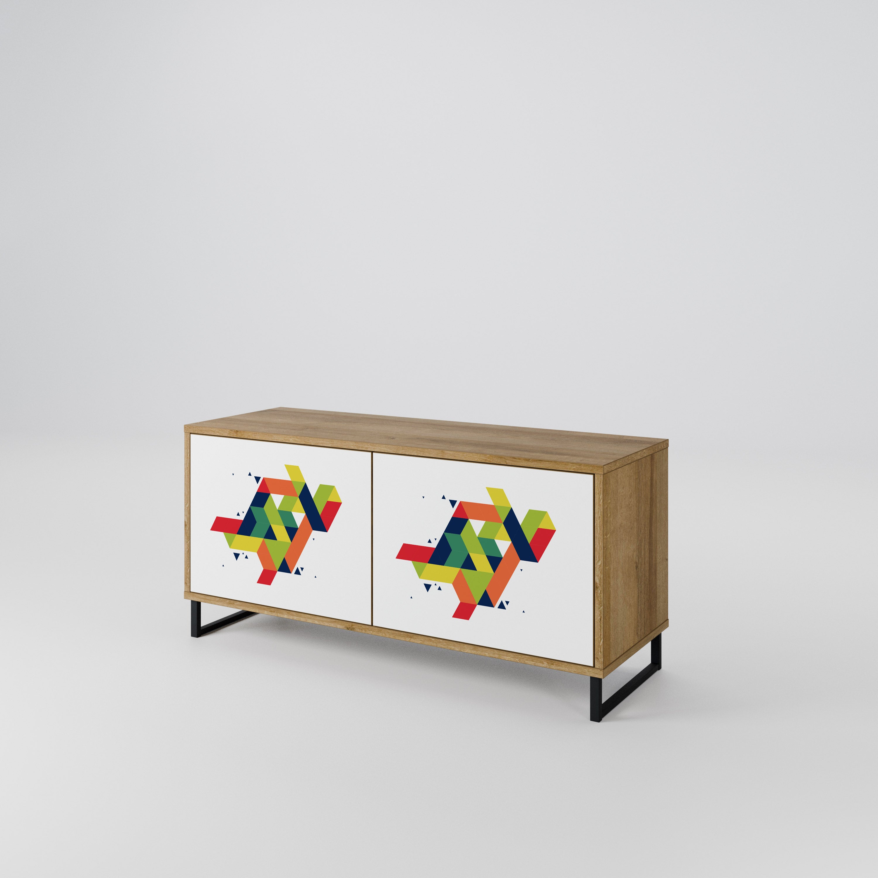 FUTURE SIGN Kompaktowa szafka RTV 2-drzwiowa