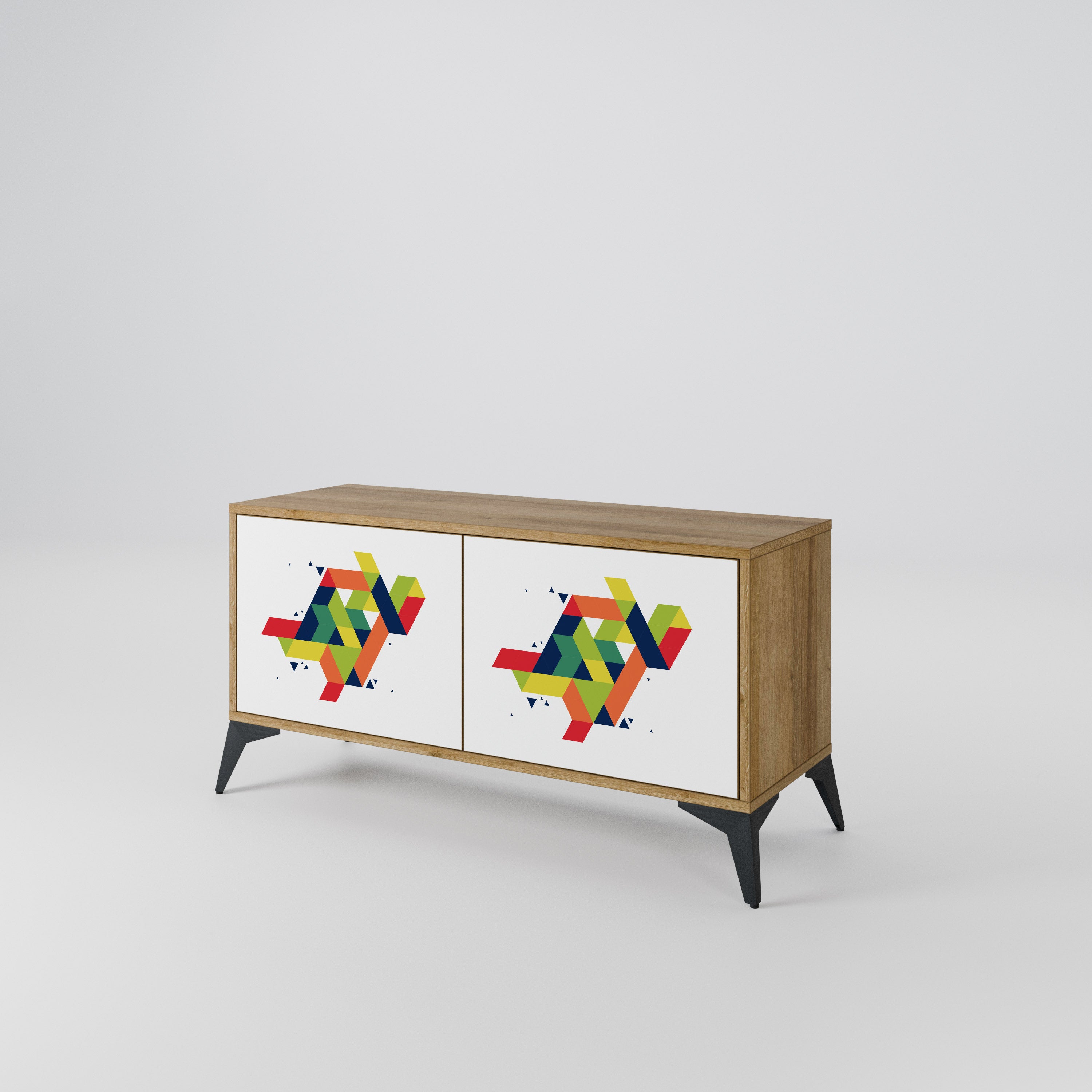 FUTURE SIGN Kompaktowa szafka RTV 2-drzwiowa
