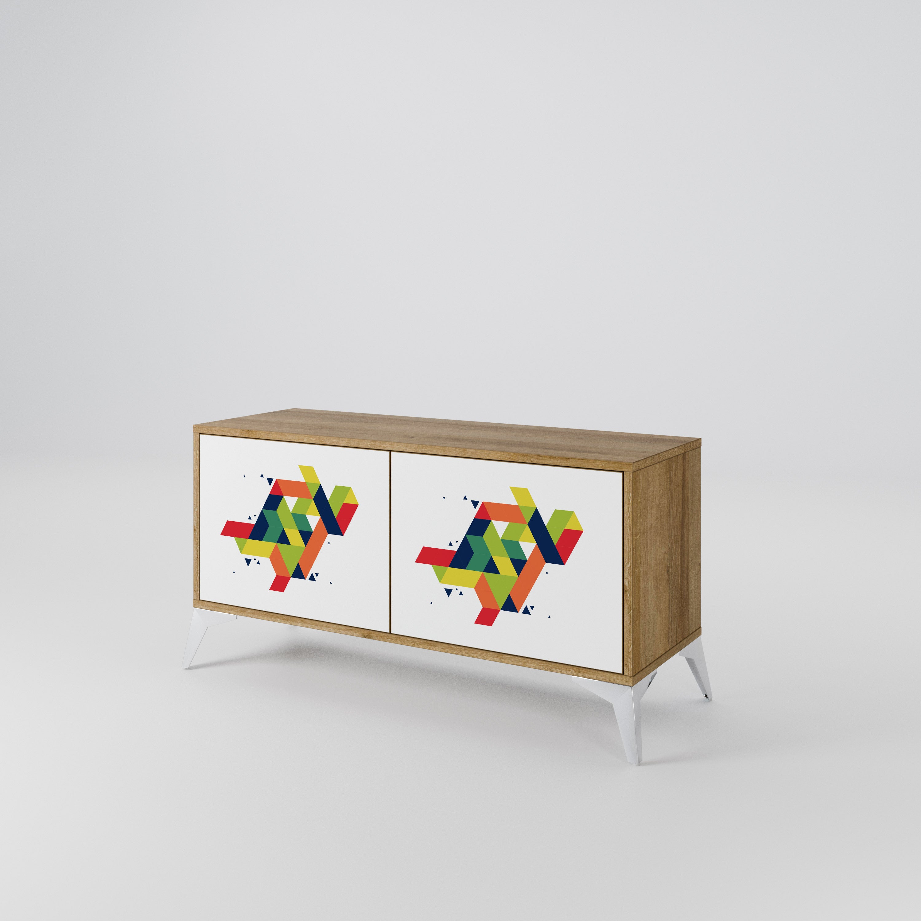 FUTURE SIGN Kompaktowa szafka RTV 2-drzwiowa
