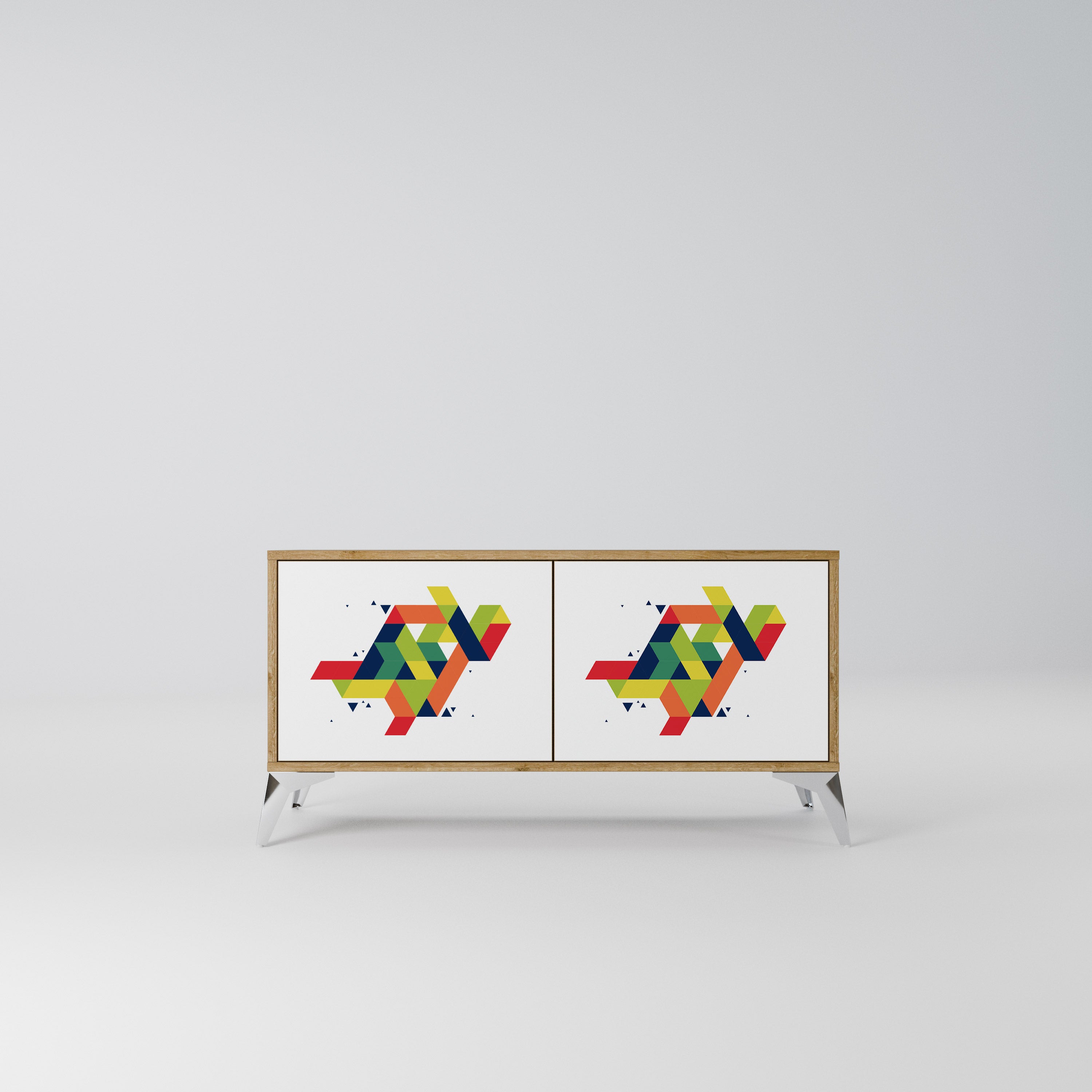 FUTURE SIGN Kompaktowa szafka RTV 2-drzwiowa