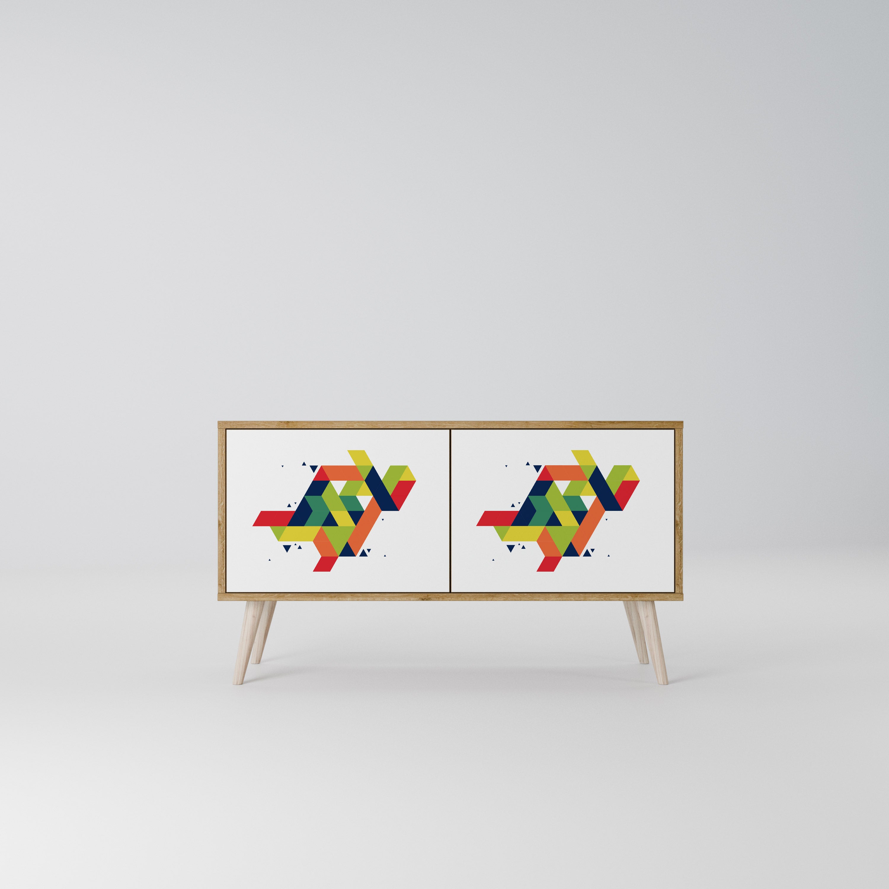 FUTURE SIGN Kompaktowa szafka RTV 2-drzwiowa